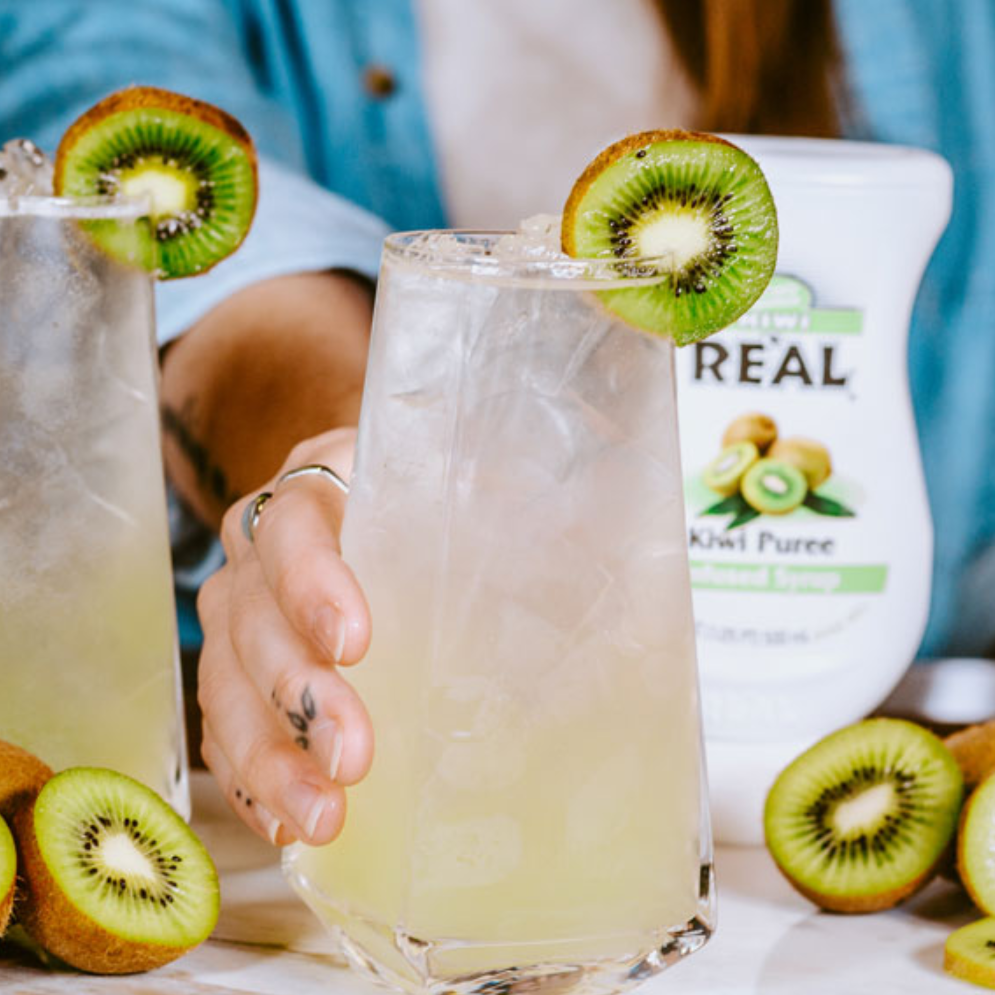 Re'al Kiwi Puree Infused Syrup 500mL