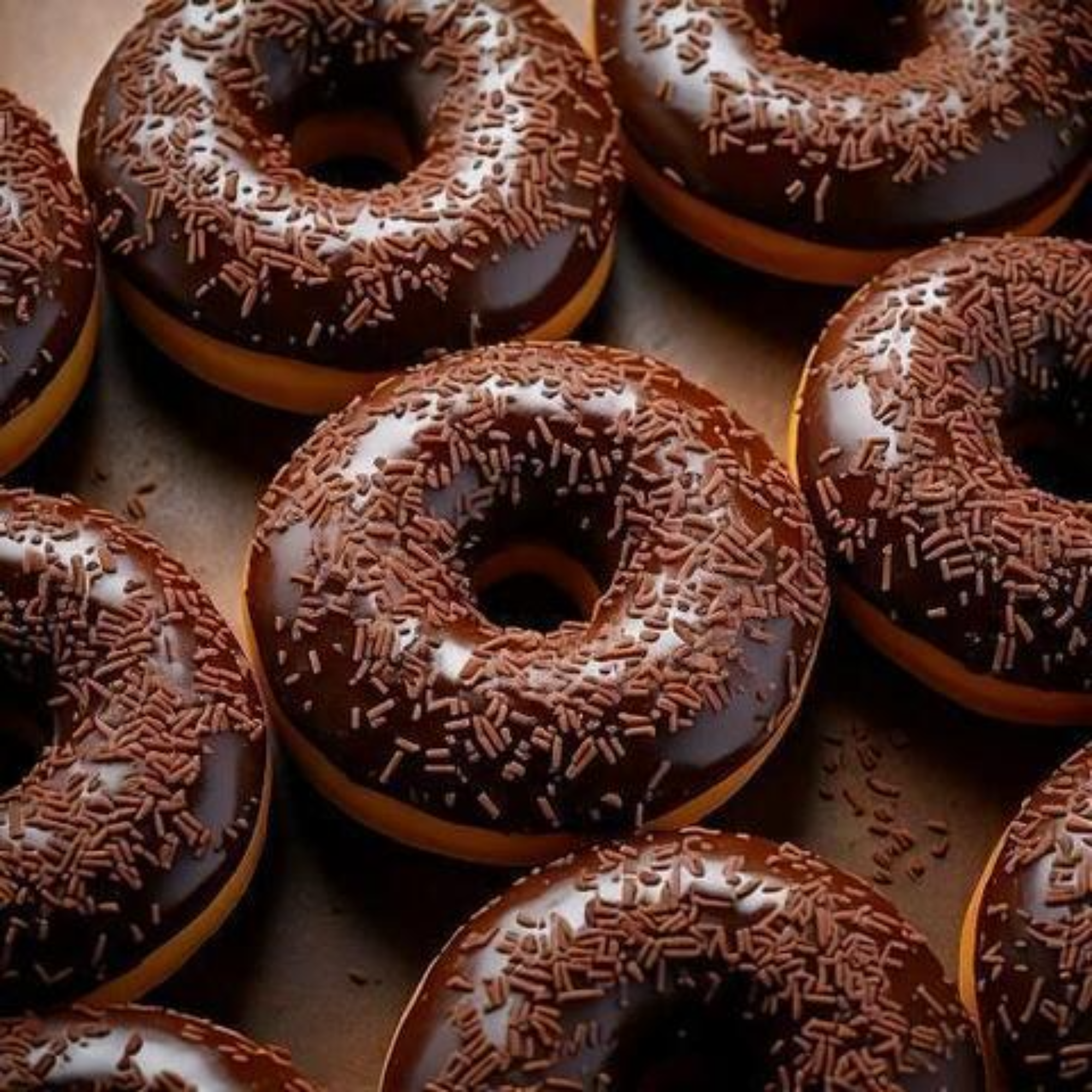 Thaw & Serve Frozen Triple Choc doughnuts Dots (Case of 36)