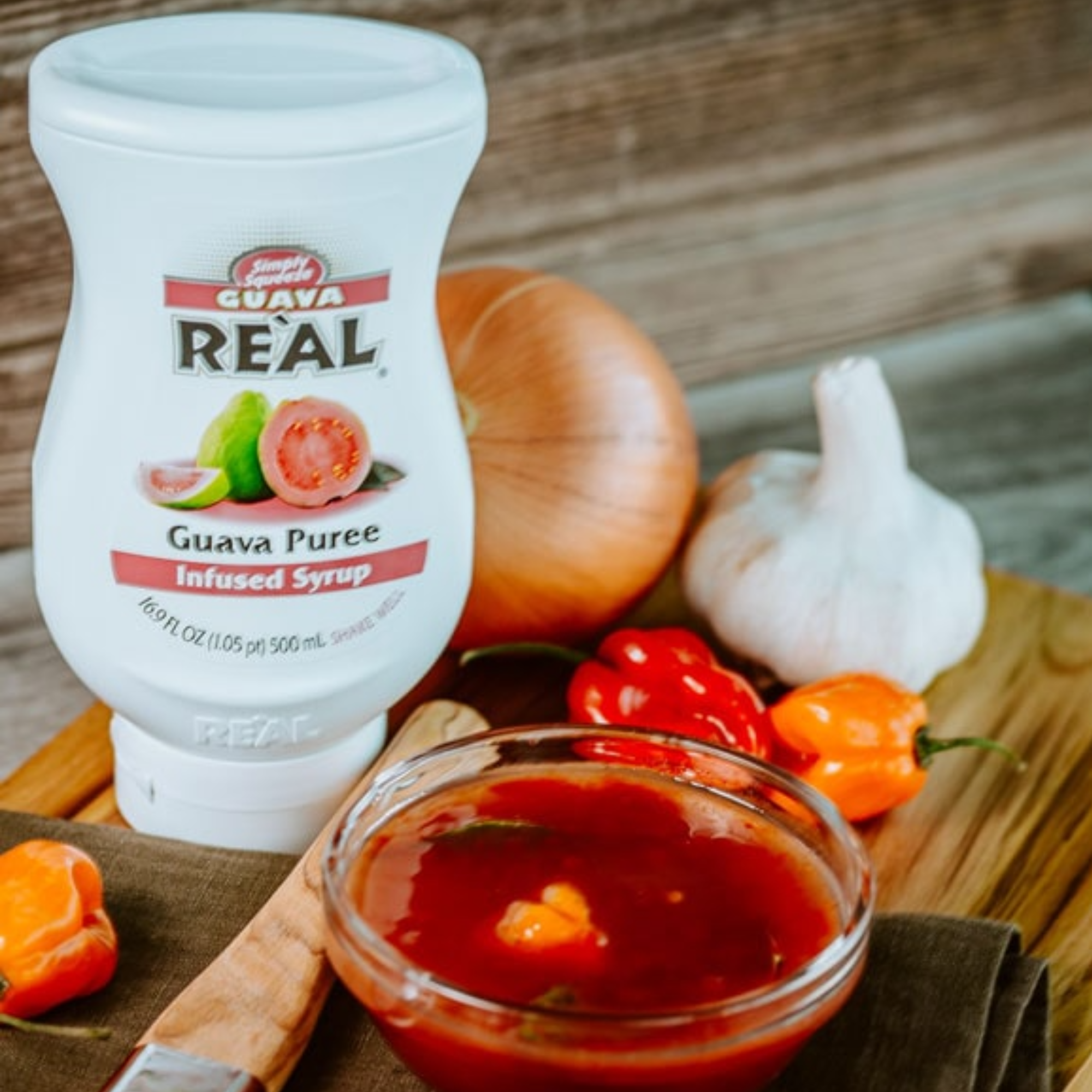 Re'al Guava Puree Infused Syrup 500mL