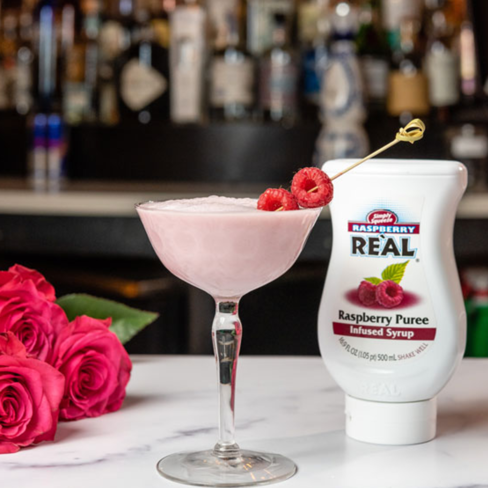 Re'al Raspberry Puree Infused Syrup 500mL