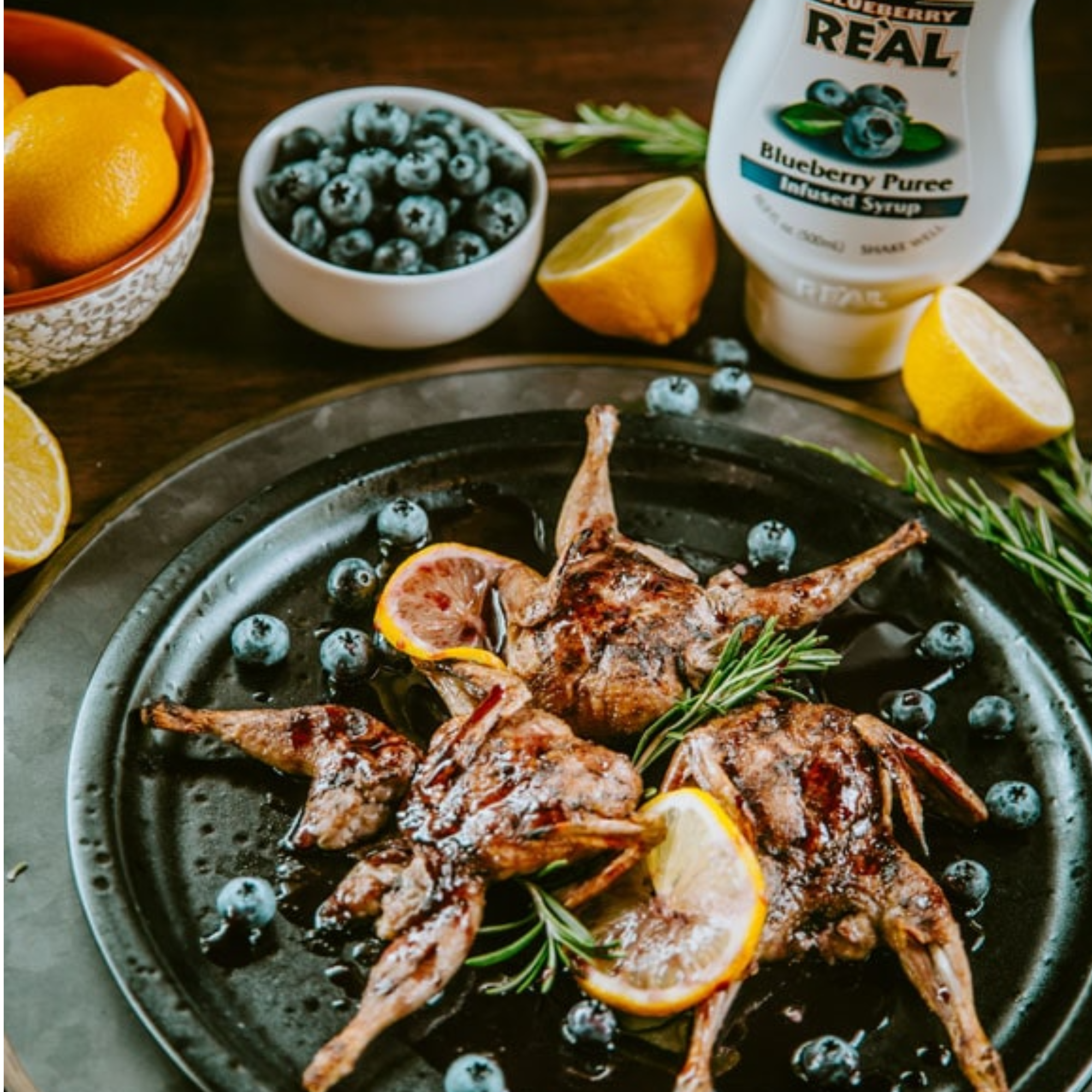 Re'al Blueberry Puree Infused Syrup