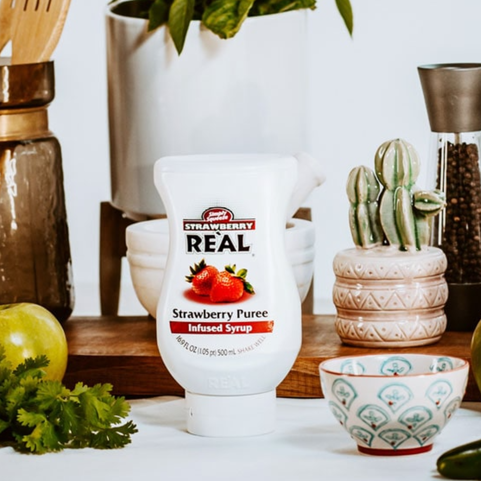 Re'al Strawberry Puree Infused Syrup 500mL