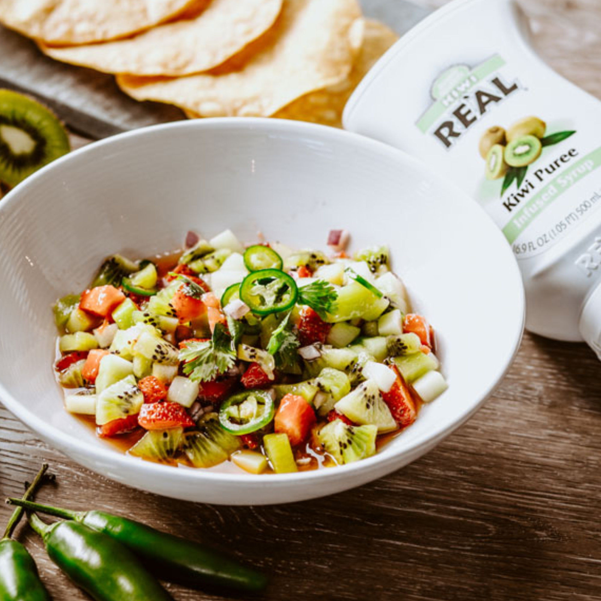 Re'al Kiwi Puree Infused Syrup 500mL