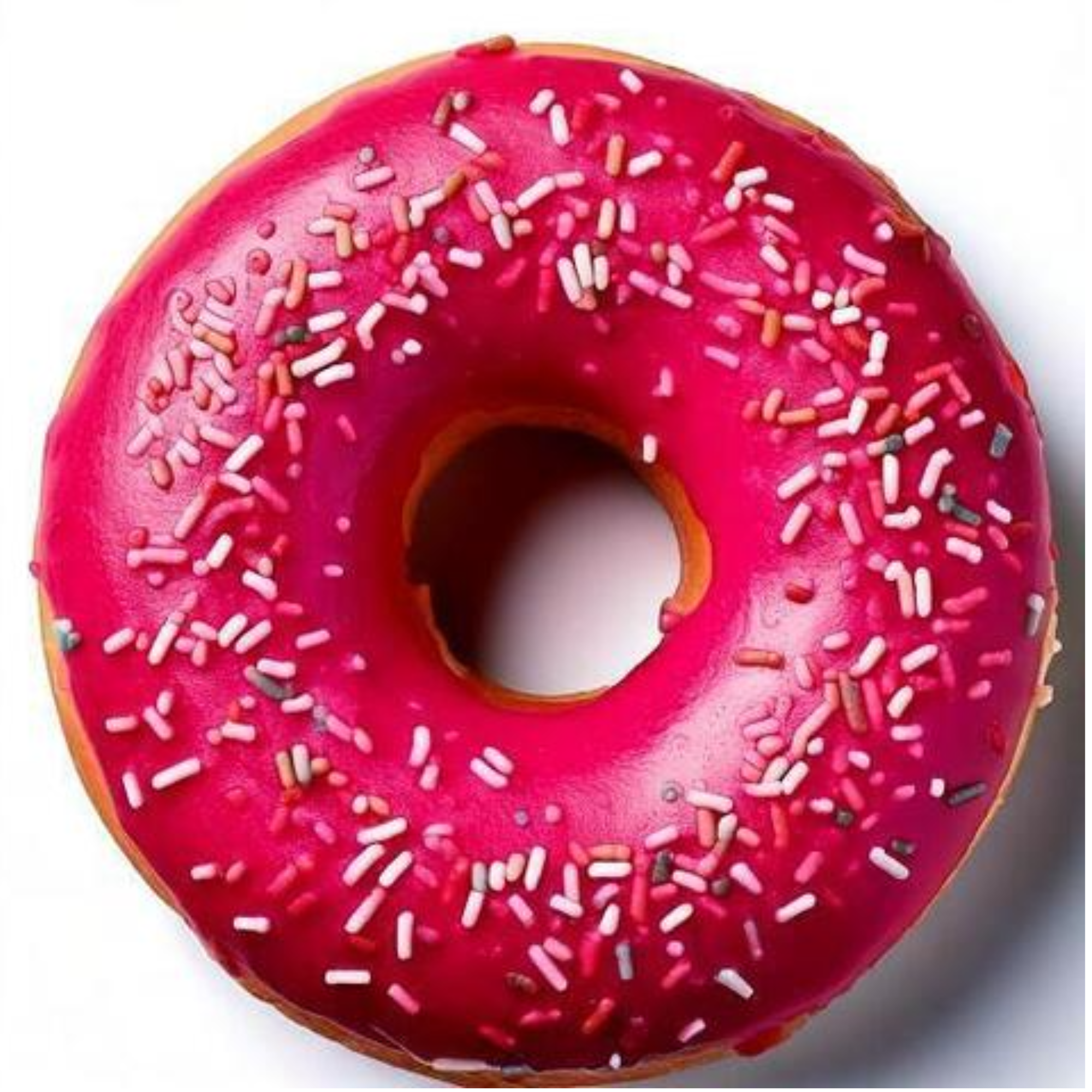 Thaw & Serve Frozen Doughnuts Dots Strawberry Sprinkle (Case of 36)