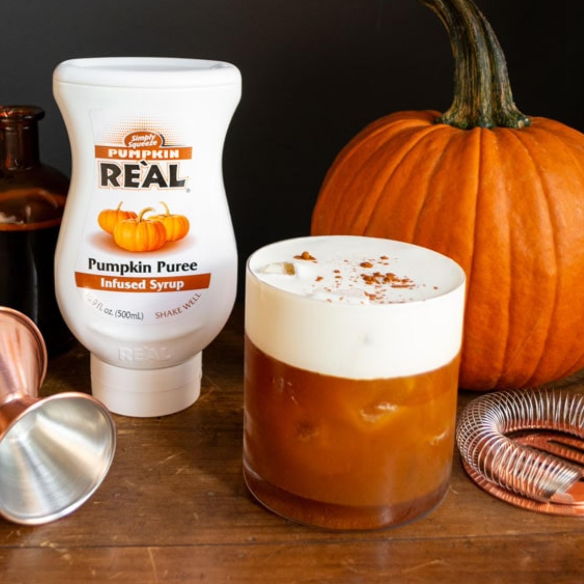 Re'al Pumpkin Puree Infused Syrup 500mL
