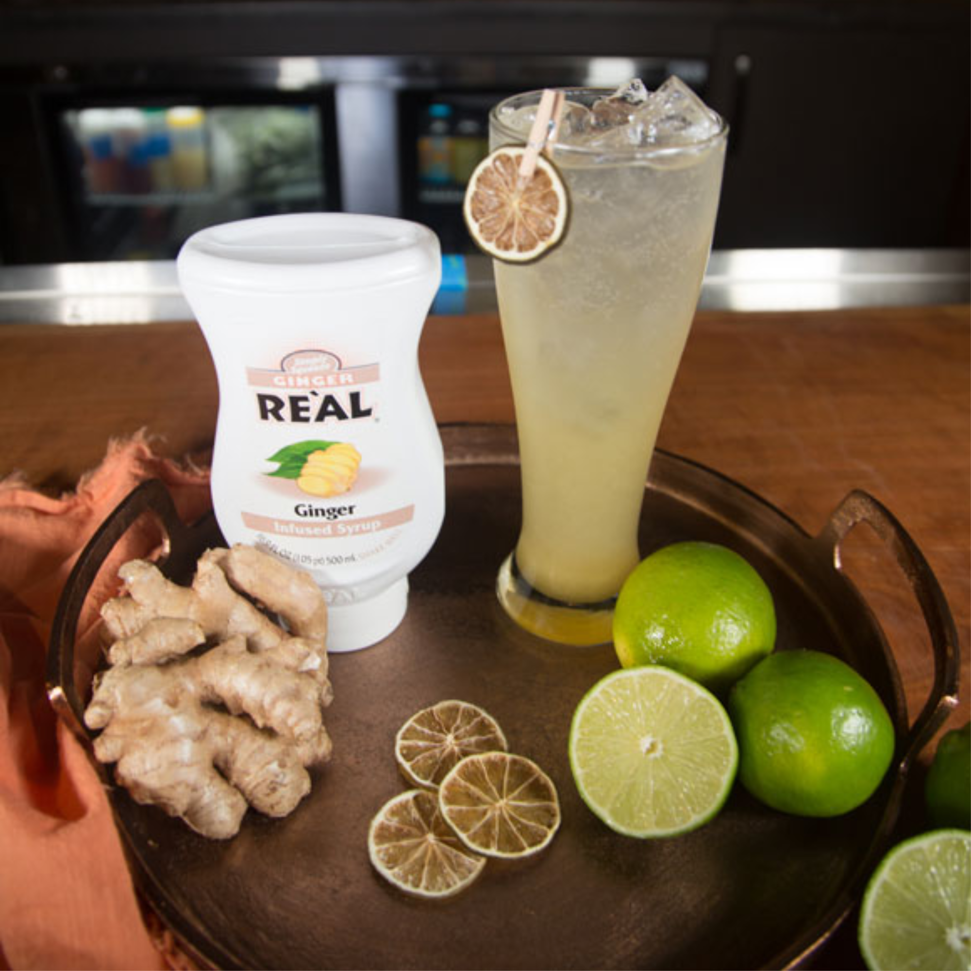 Re'al Ginger Puree Infused Syrup 500mL