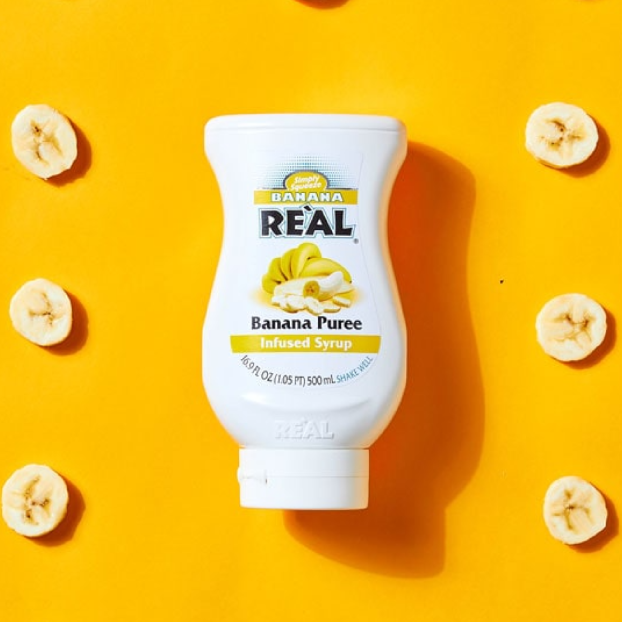 Re'al Banana Puree Infused Syrup 500mL