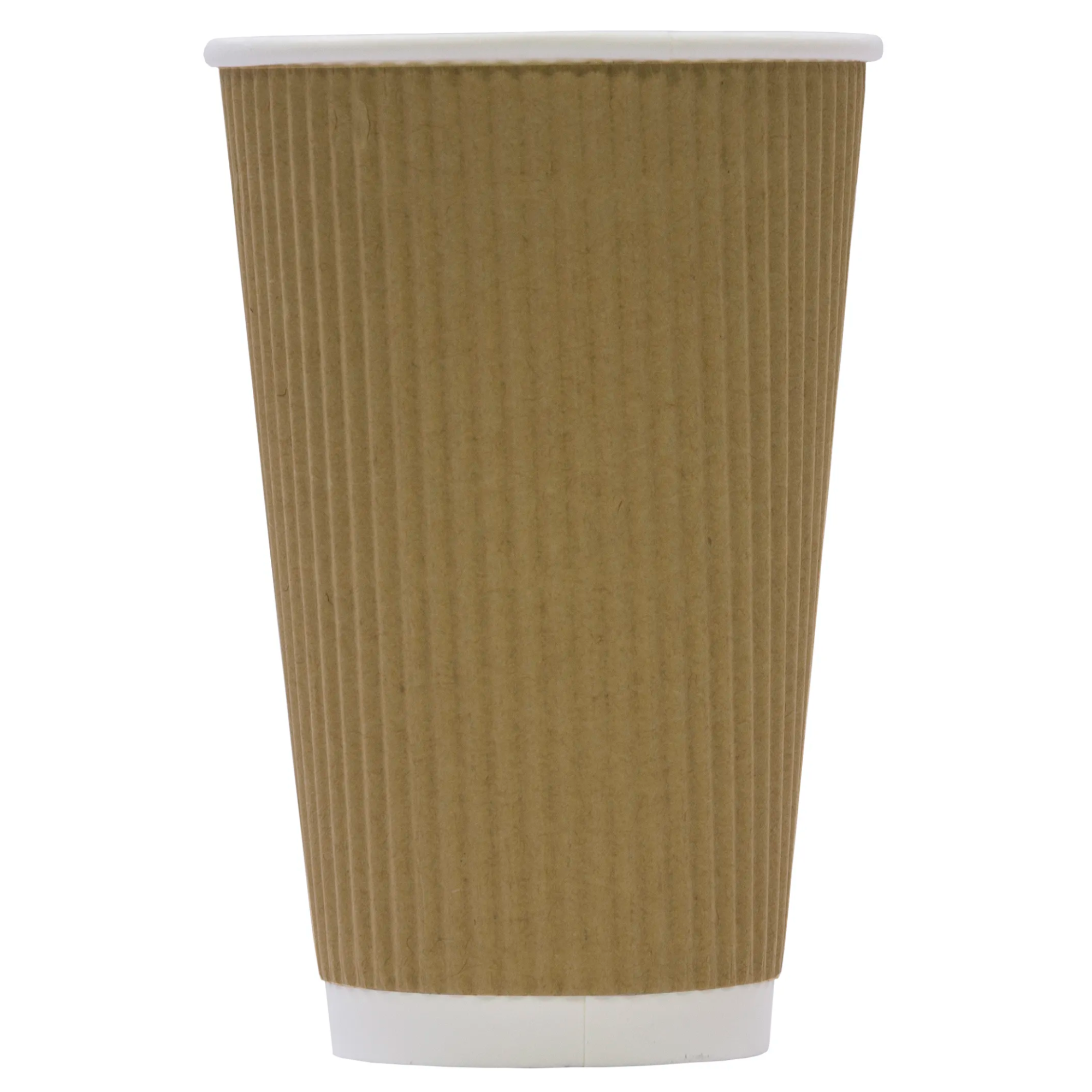 16oz Kraft Ripple Cup - Full Case 500 Pack