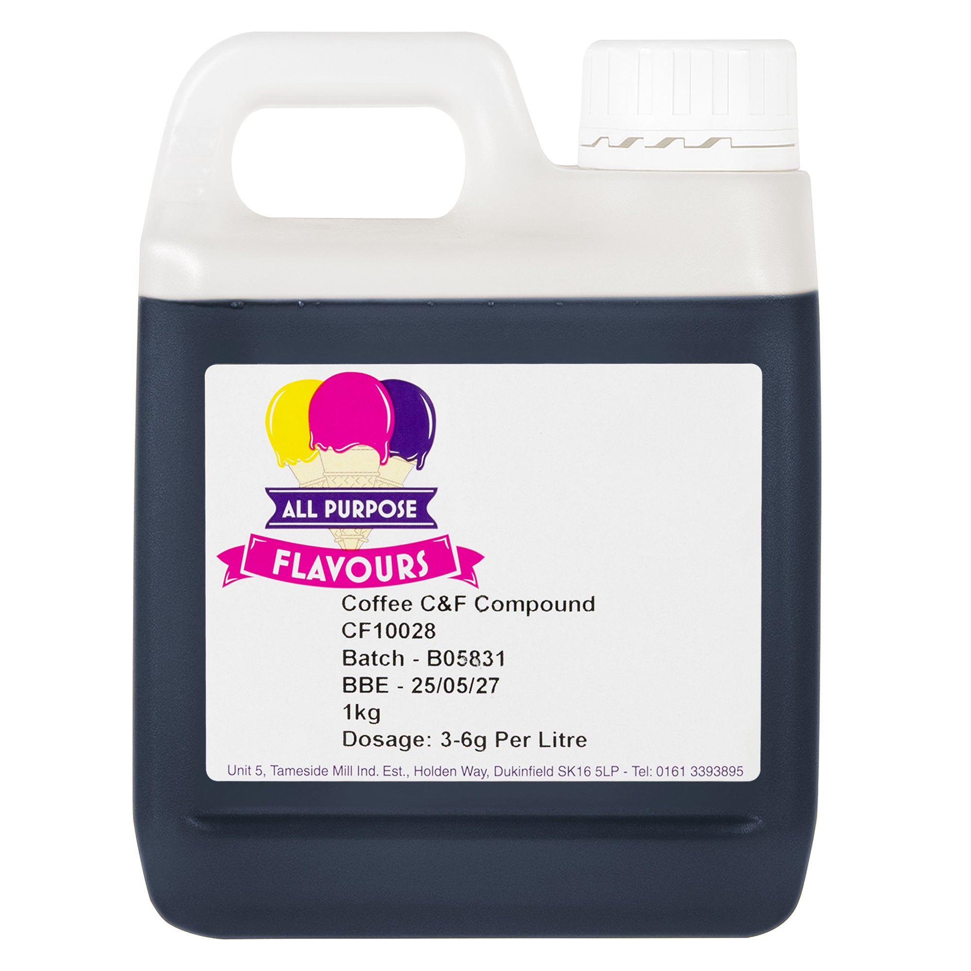 All Purpose Flavours Coffee Colour and Flavour Compound 1kg