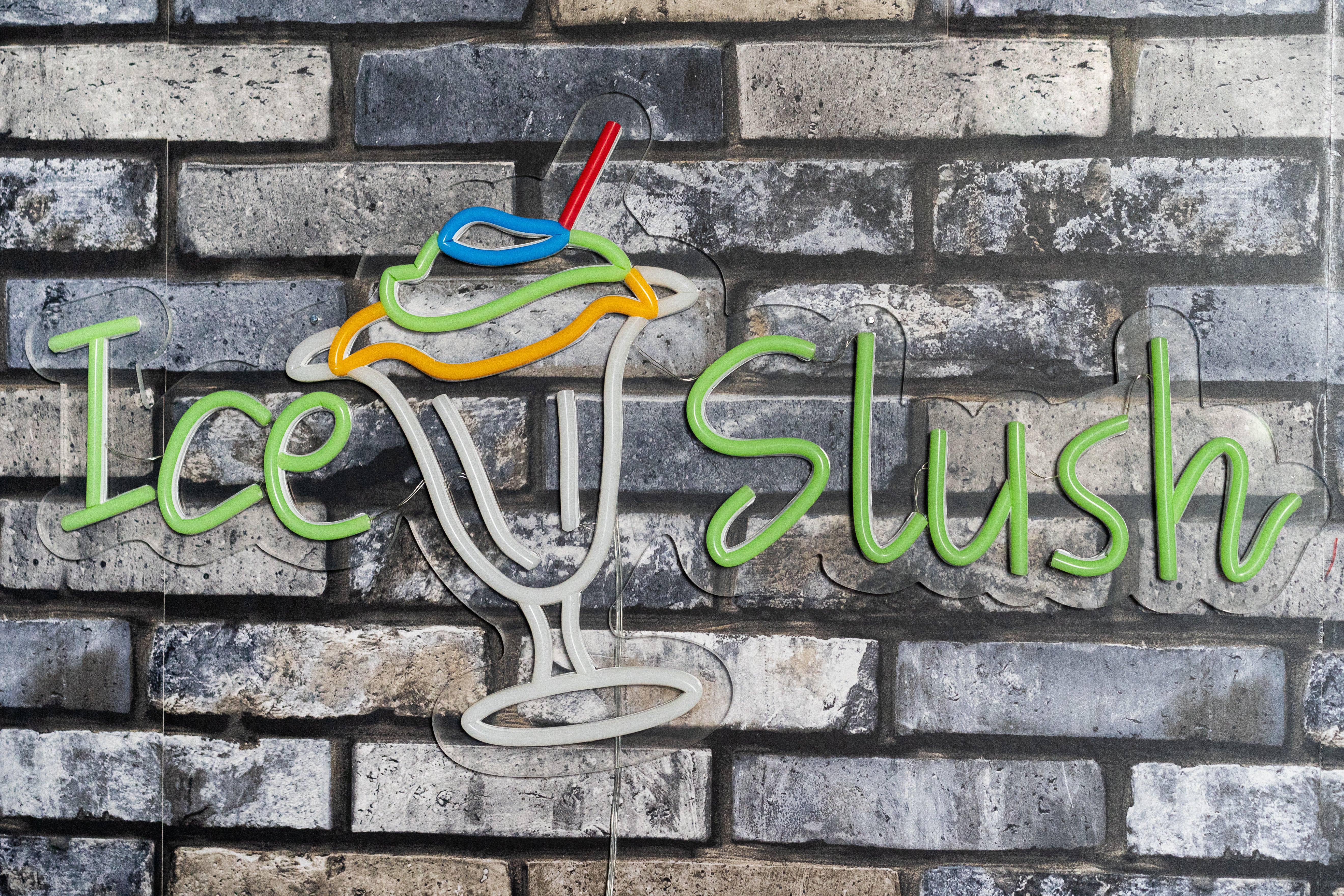 Slush Neon style LED light up sign