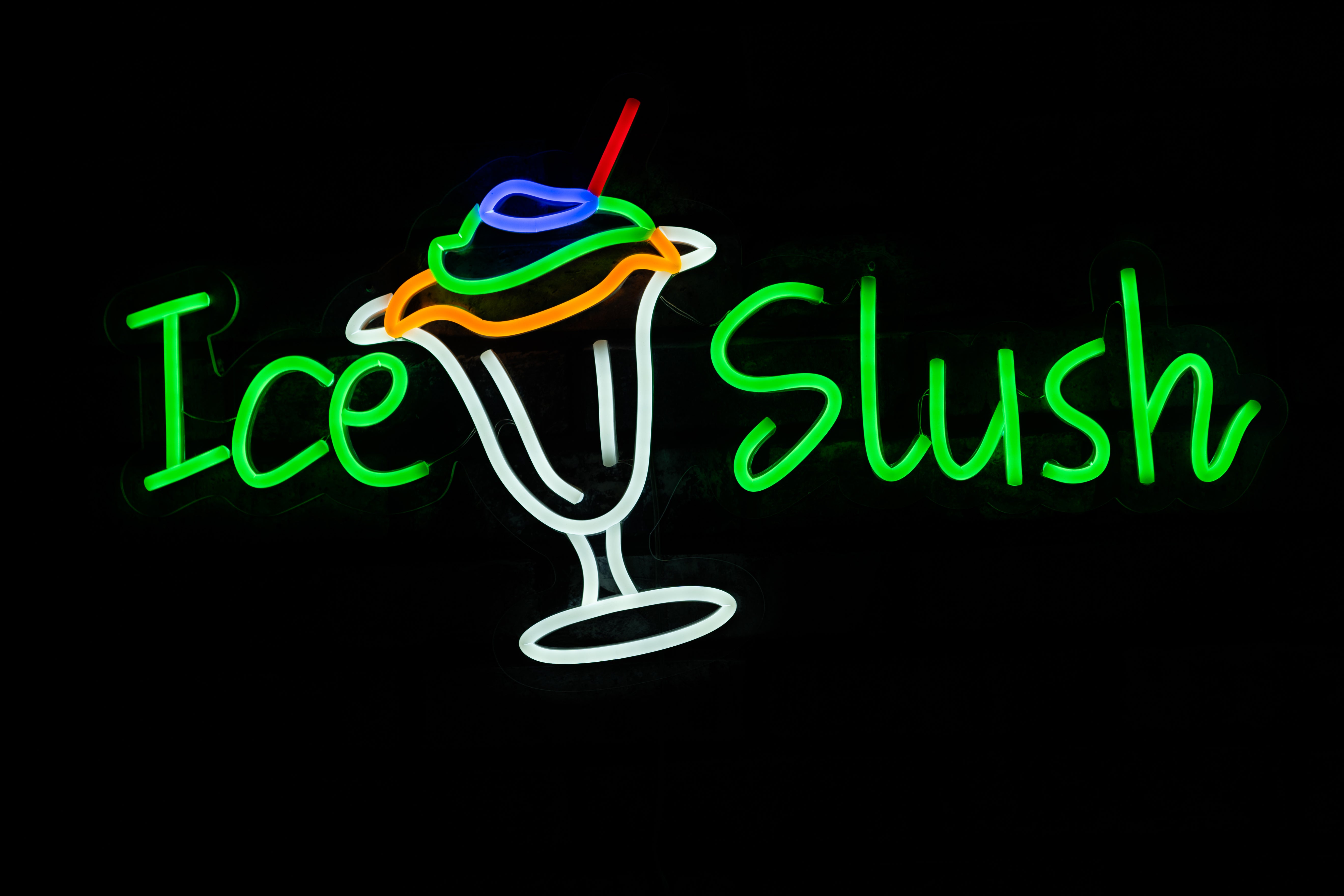 Slush Neon style LED light up sign