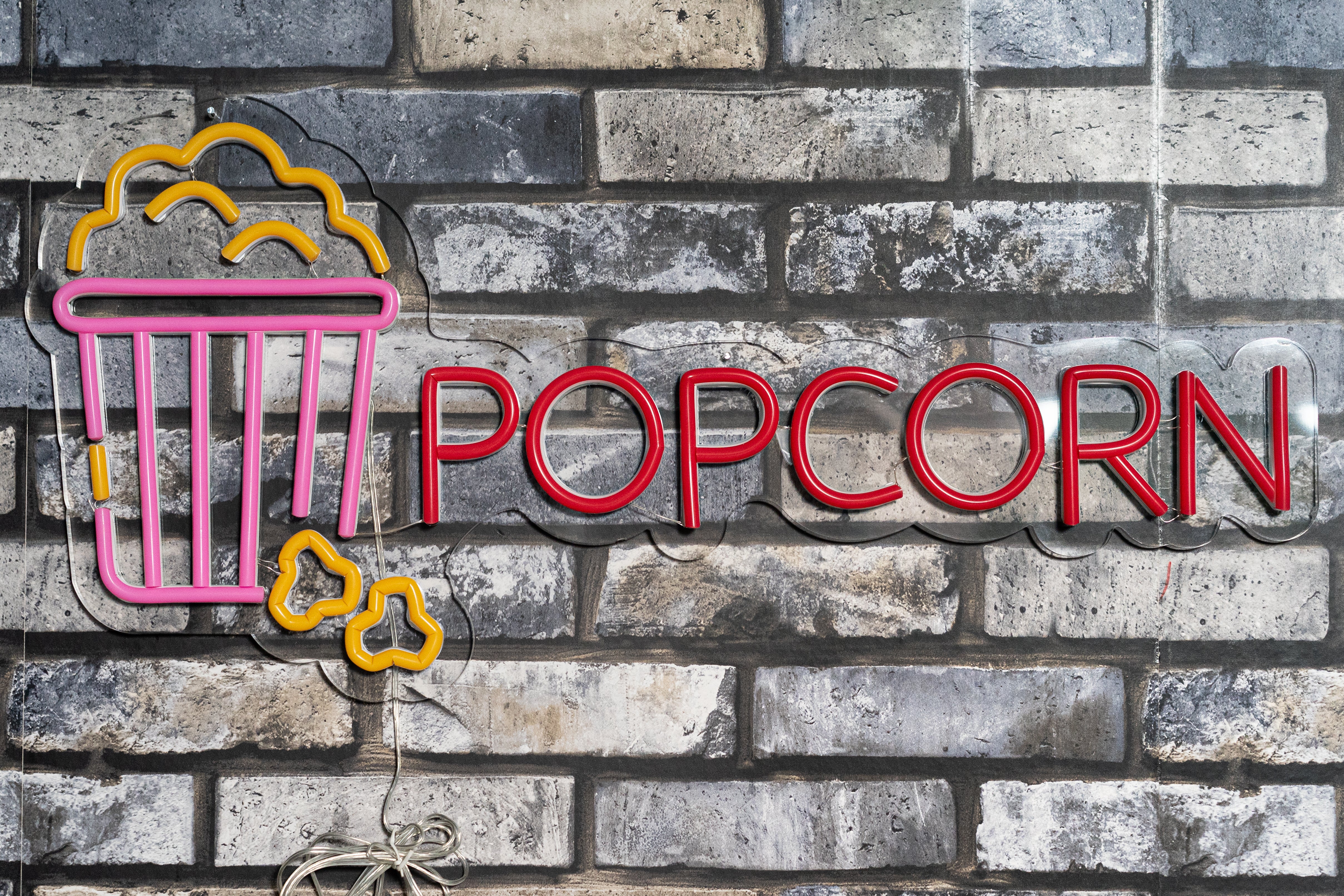 DEXLO Popcorn Neon style LED light up sign