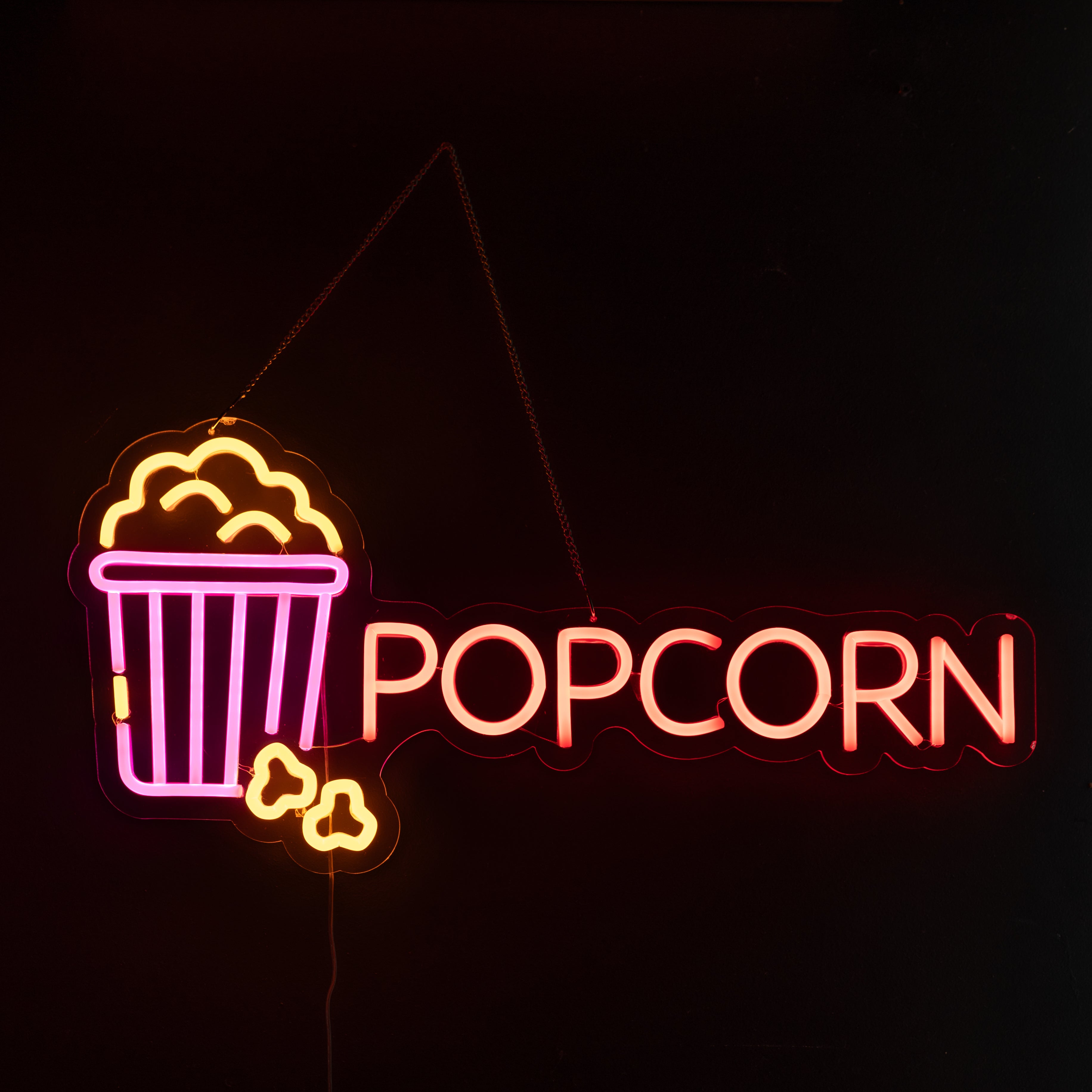 Popcorn Neon style LED light up sign