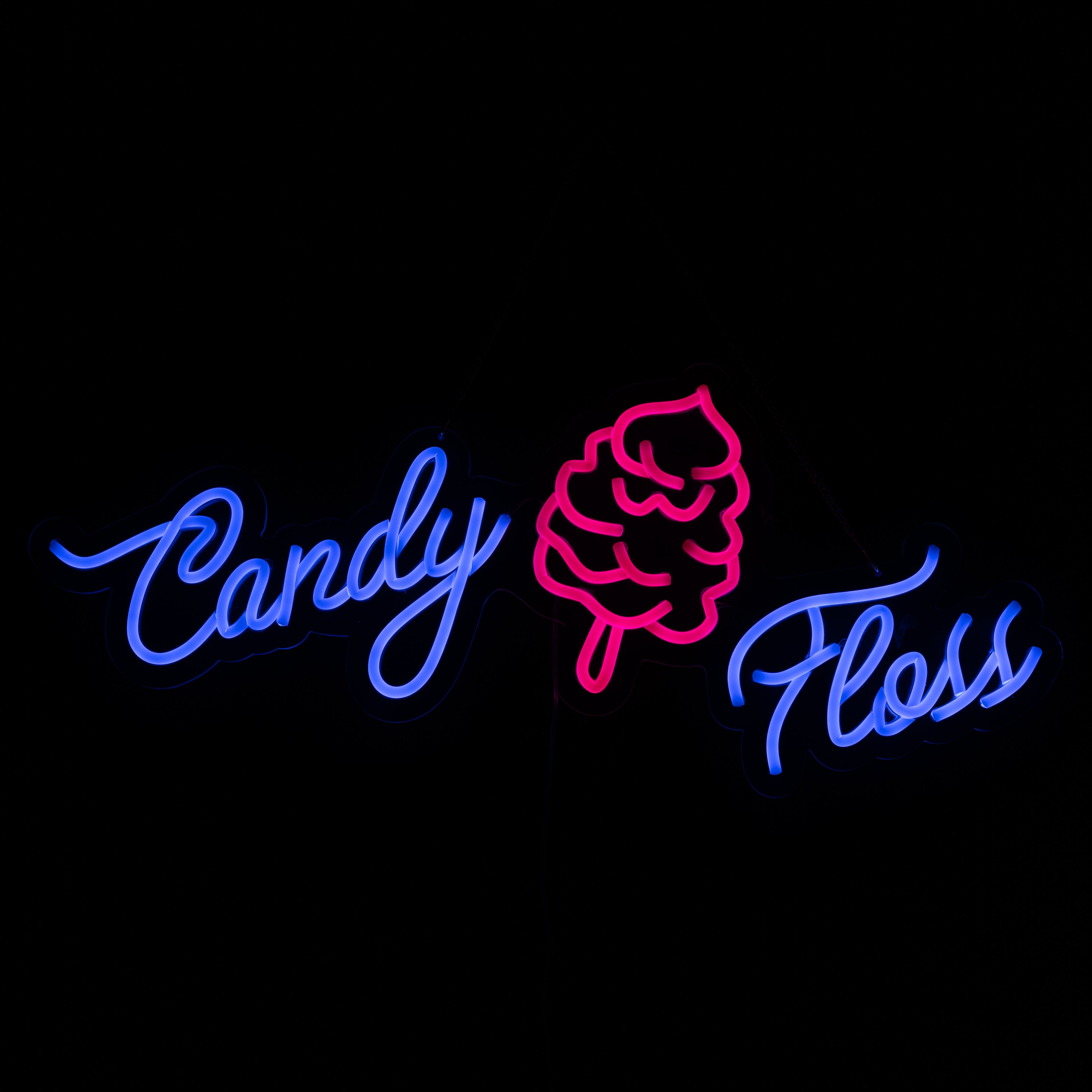 Candy Floss Neon Style Led Light Up Sign