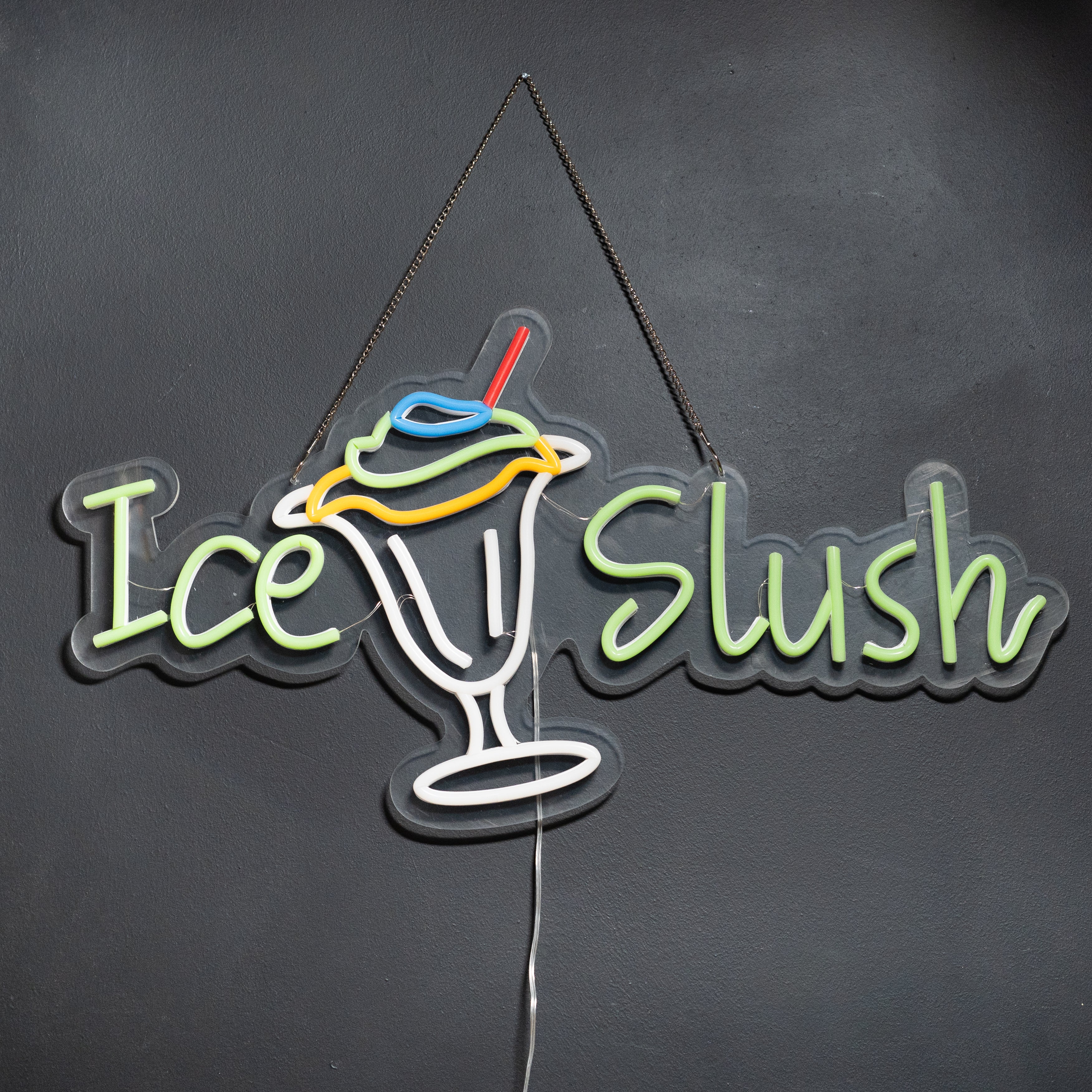 Slush Neon style LED light up sign