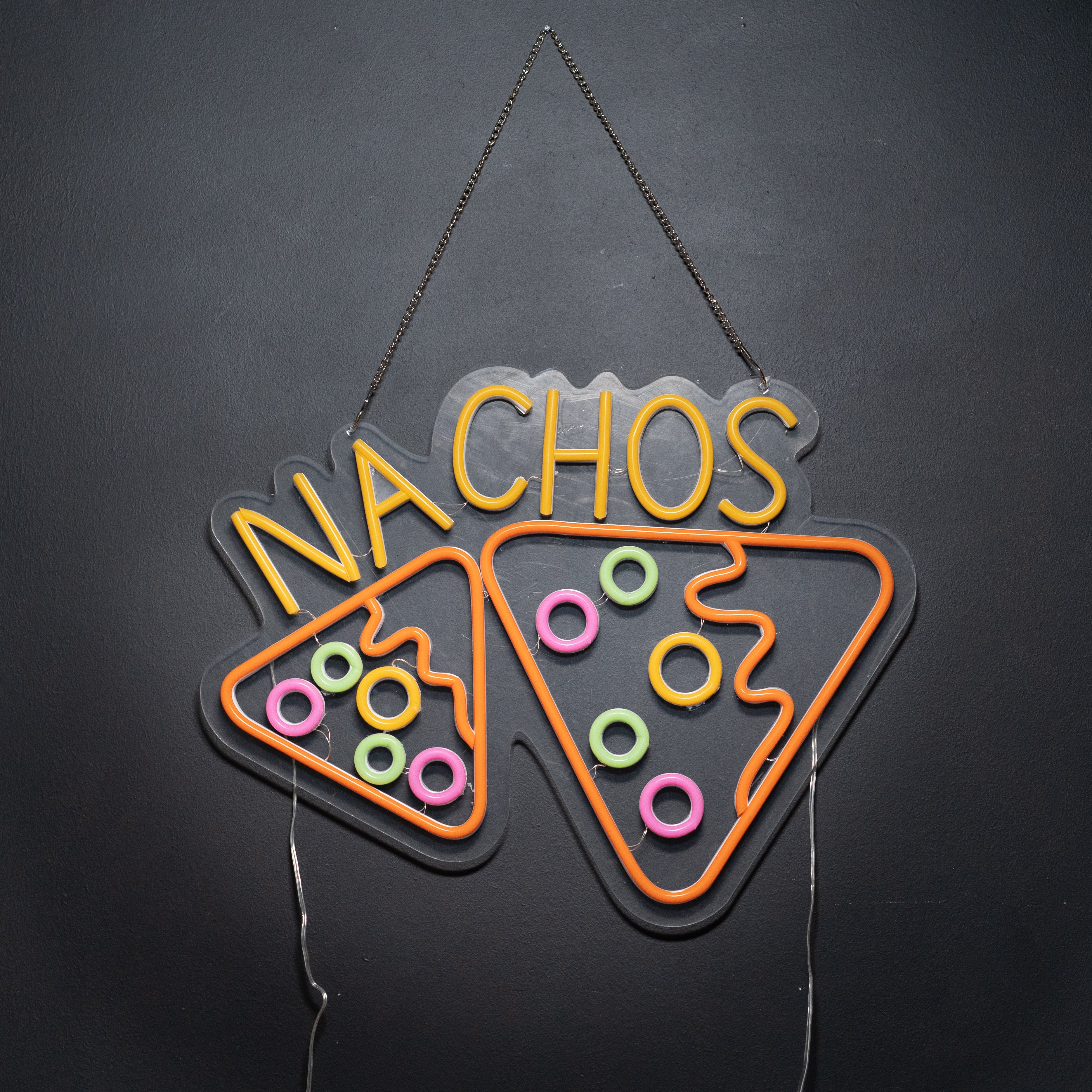 Nachos Neon Style Led Light Up Sign