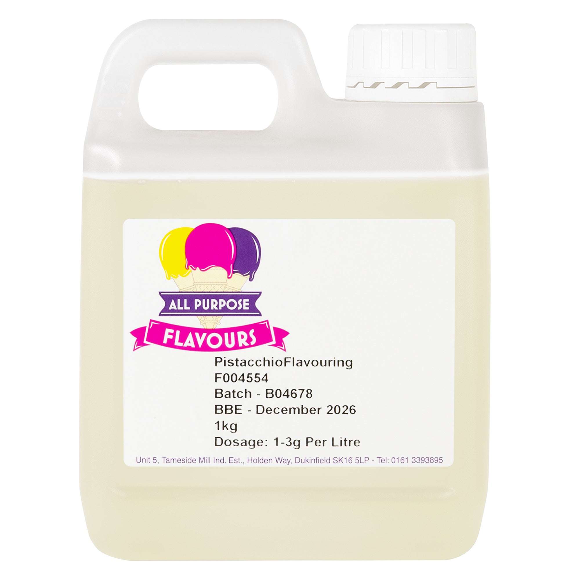 All Purpose Flavours Pistachio Flavouring 1kg