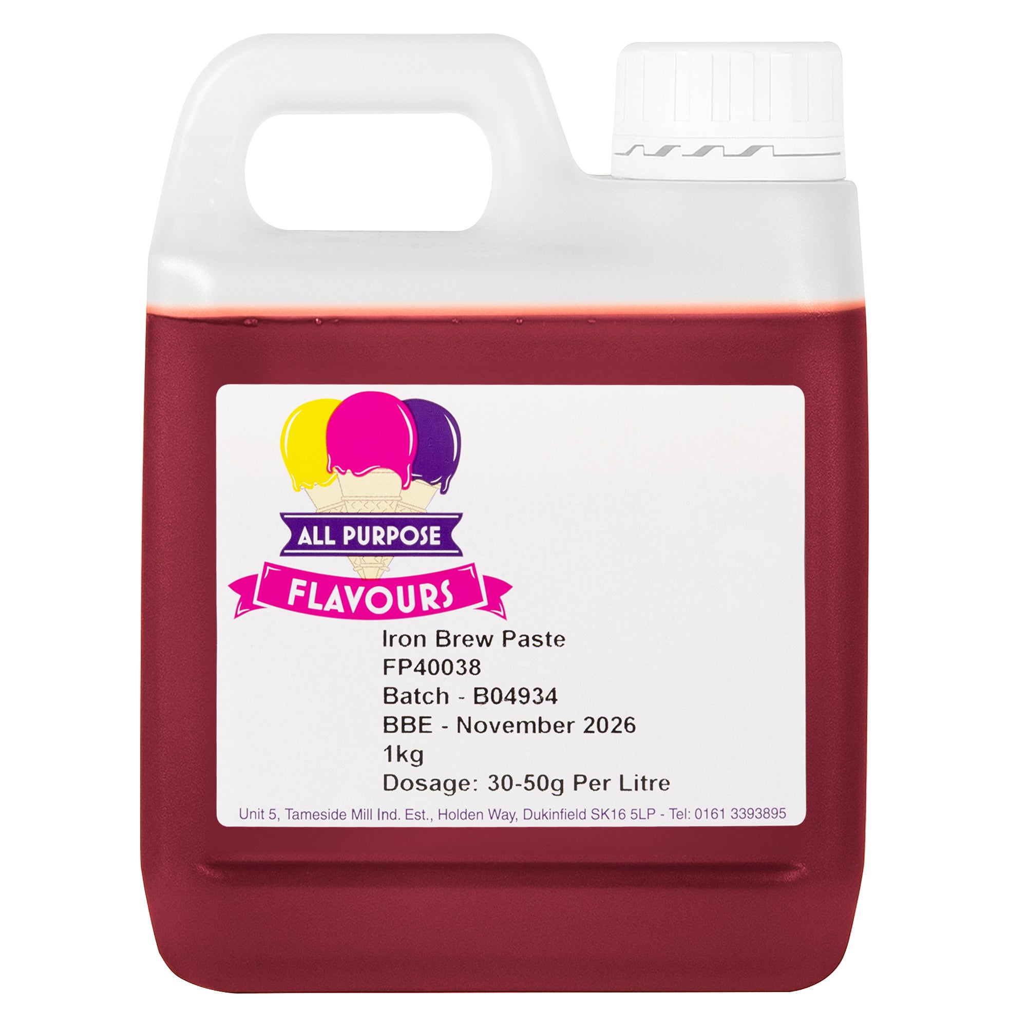 All Purpose Flavours Iron Brew Flavour Paste 1 kg