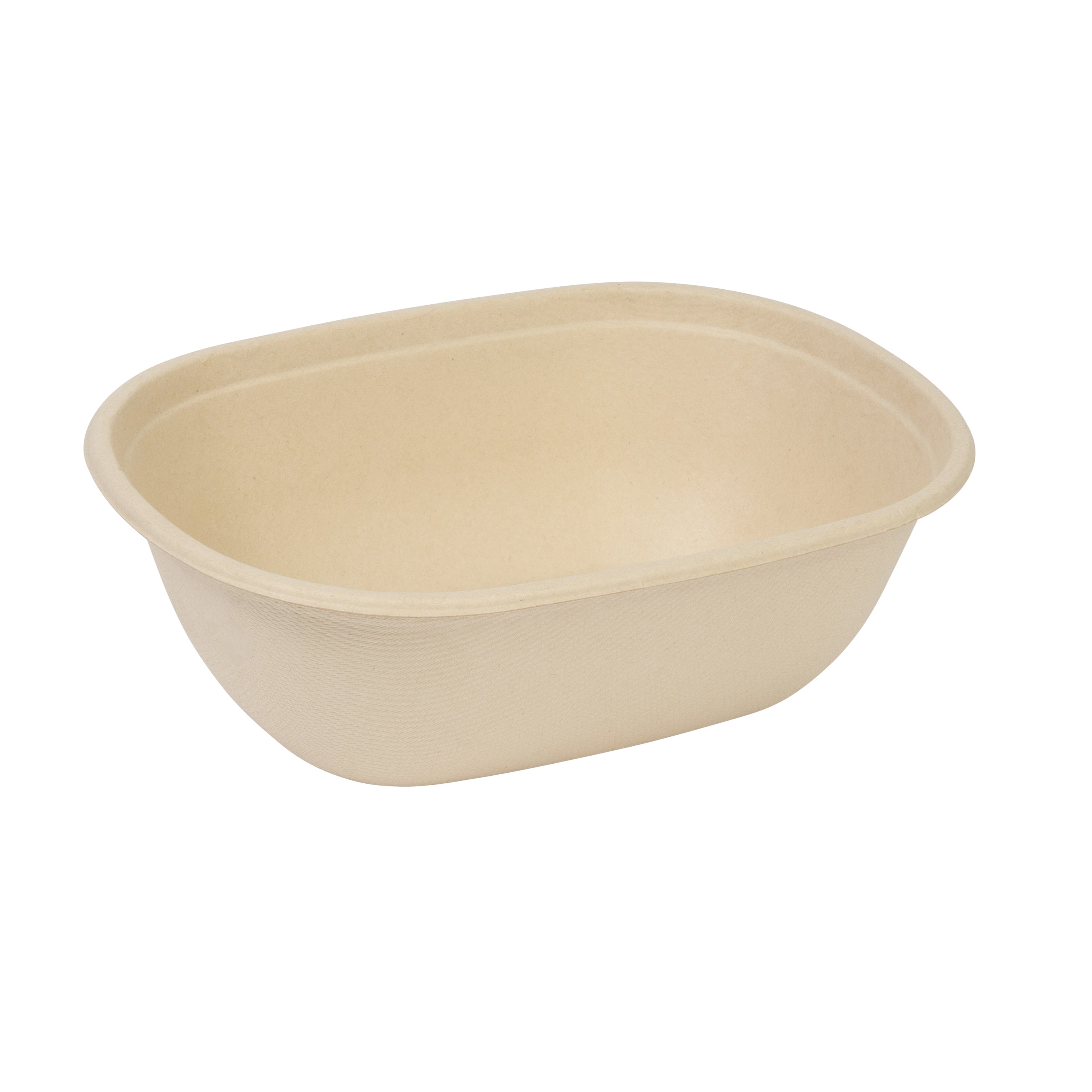 Bagasse Oval Container 770ml.