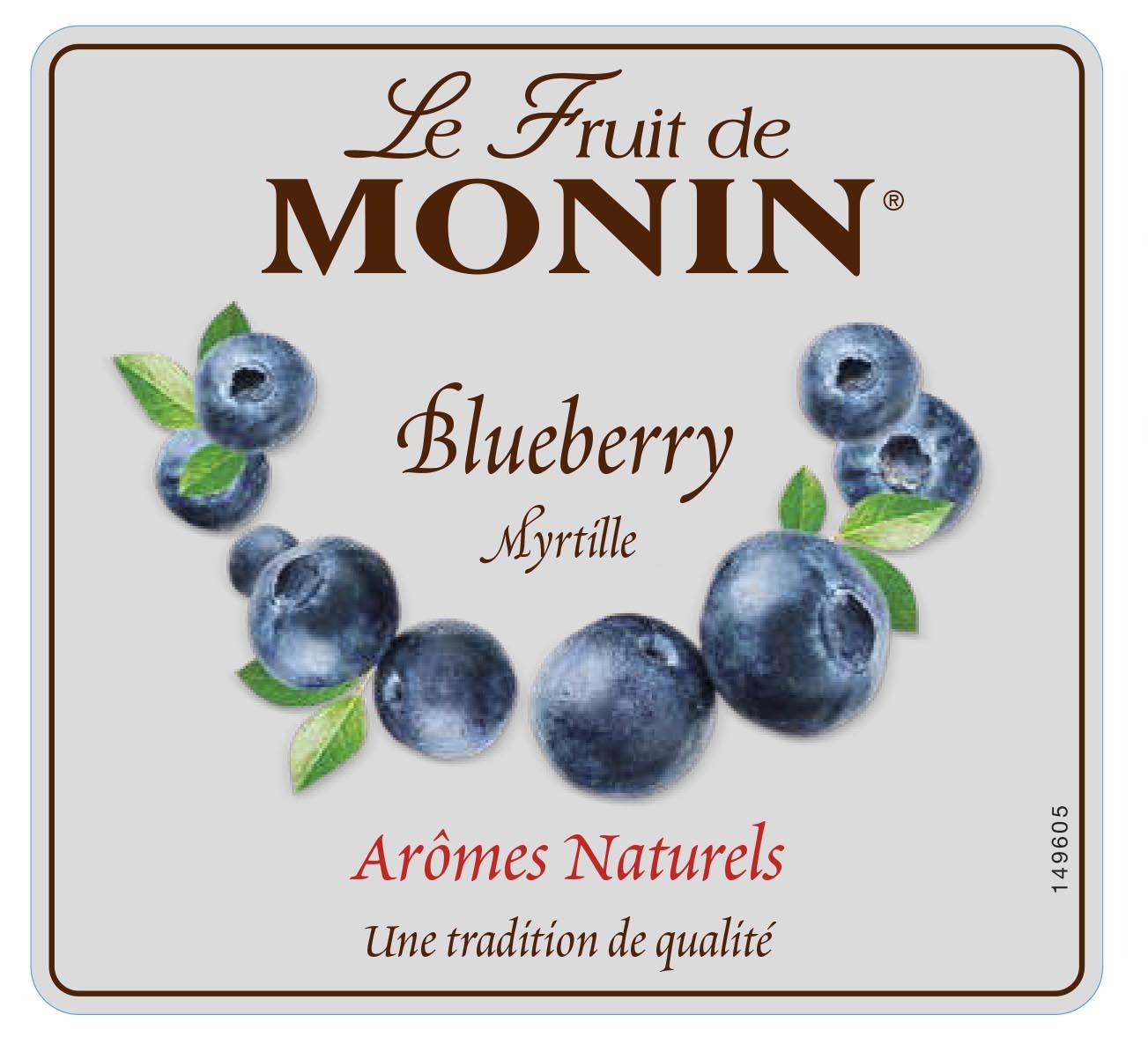 Monin Blueberry Puree Syrup 1ltr