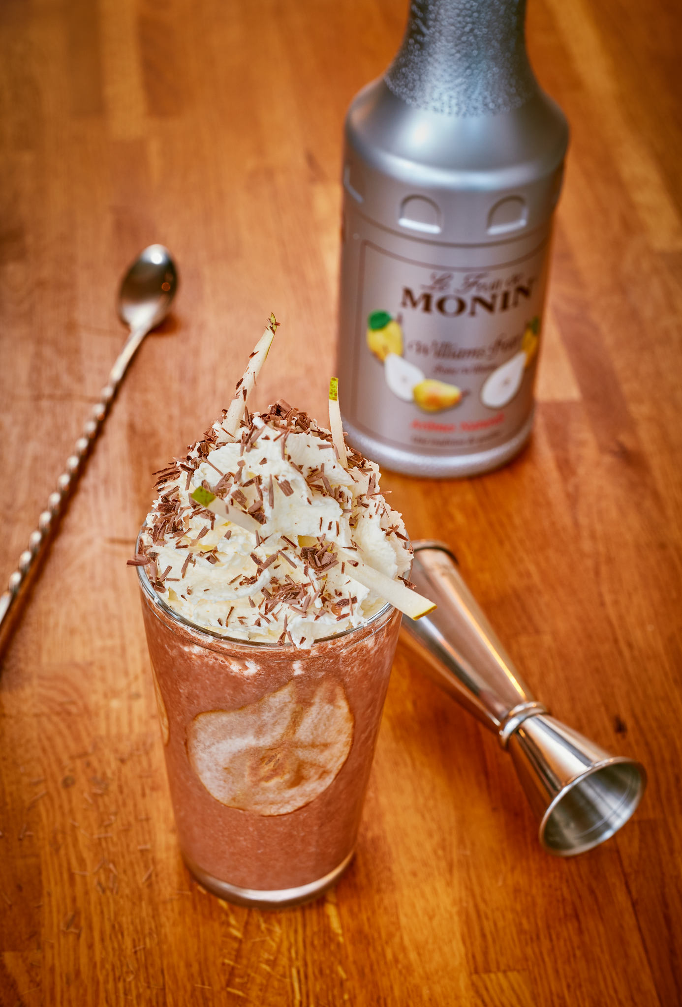 Monin Pear Puree Syrup 1ltr
