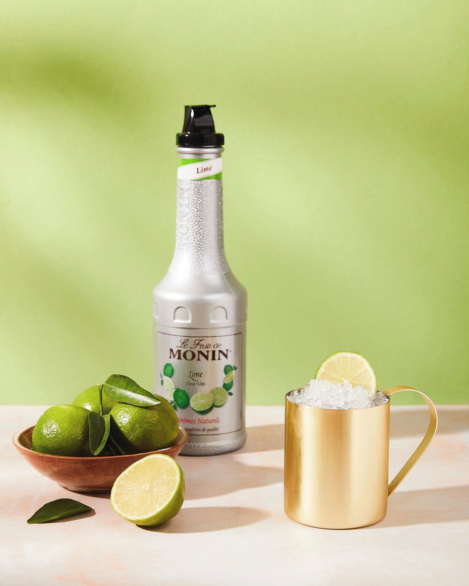 Monin Lime Puree Syrup 1ltr