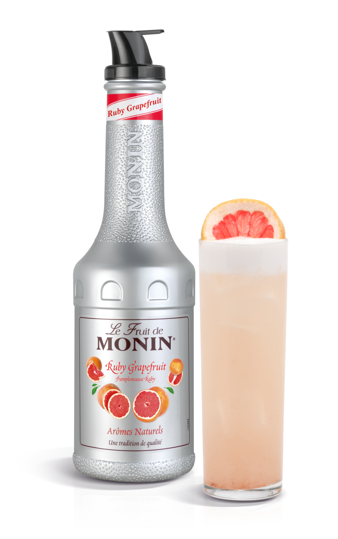 Monin Ruby Grapefruit Puree Syrup 1ltr