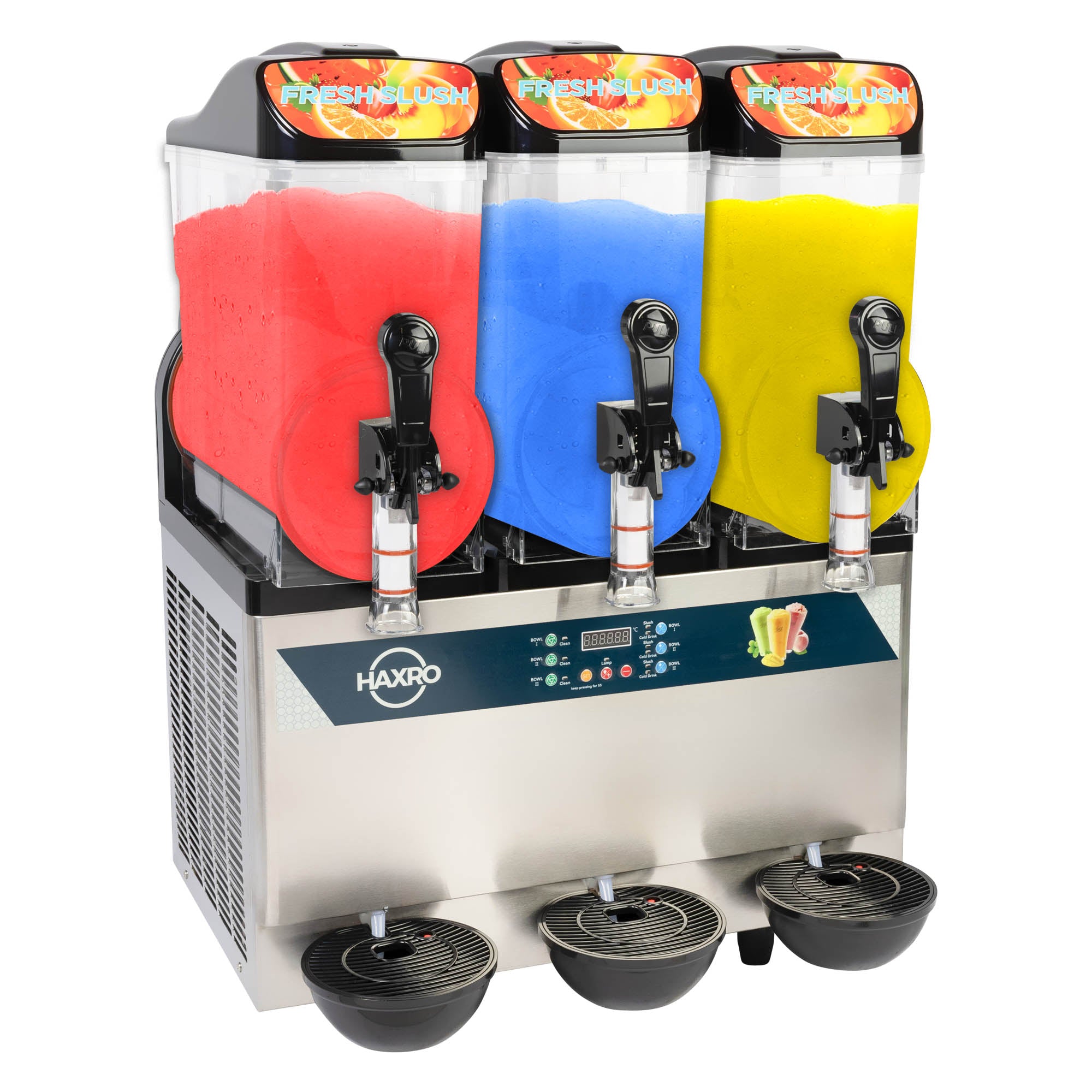 HAXRO Commerial Triple Slush Machine 3 x 12L