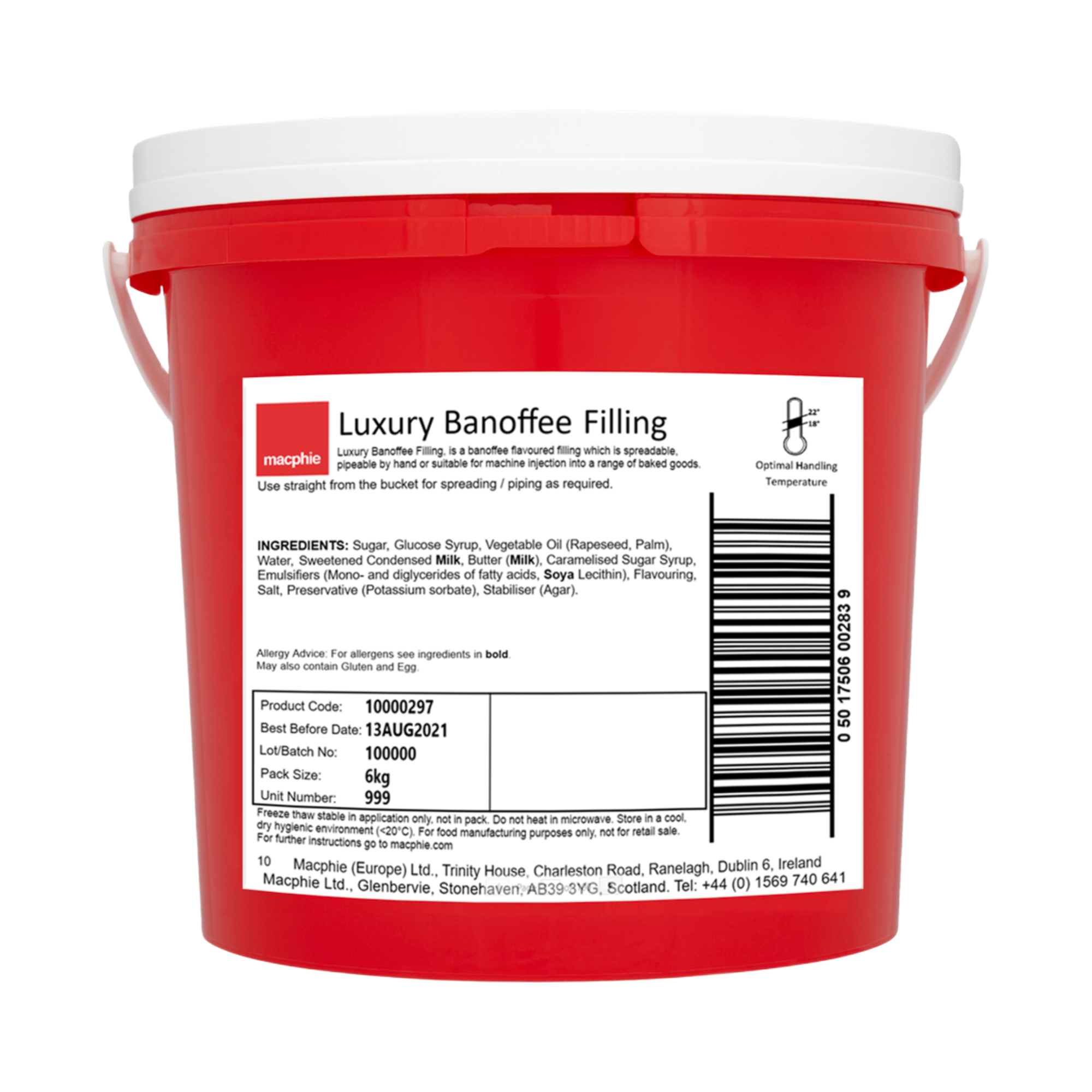 Macphie Luxury Banoffee Filling 6kg