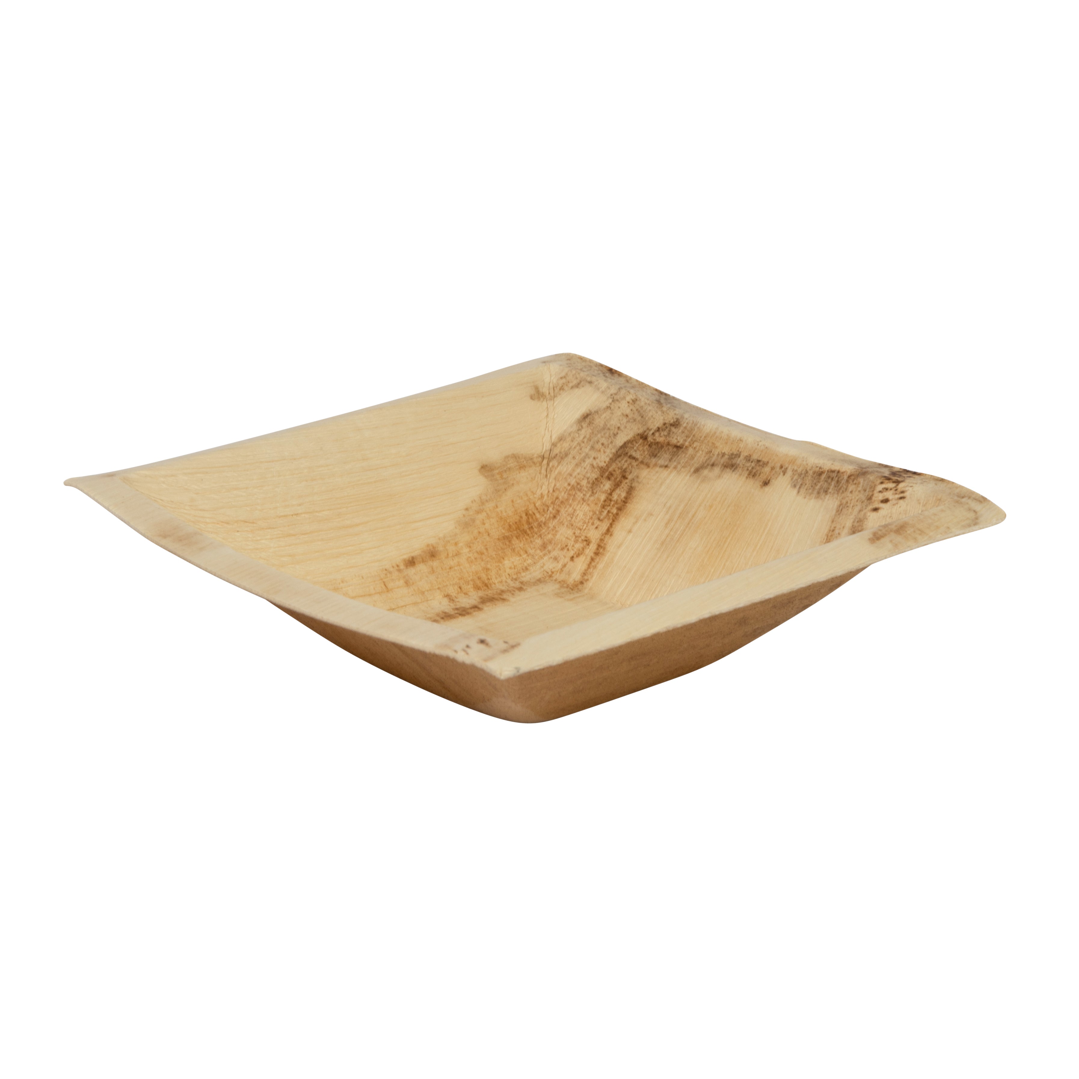 Square 7” Deep Bowl 8oz/17x4cm Natural Organic Palm Range