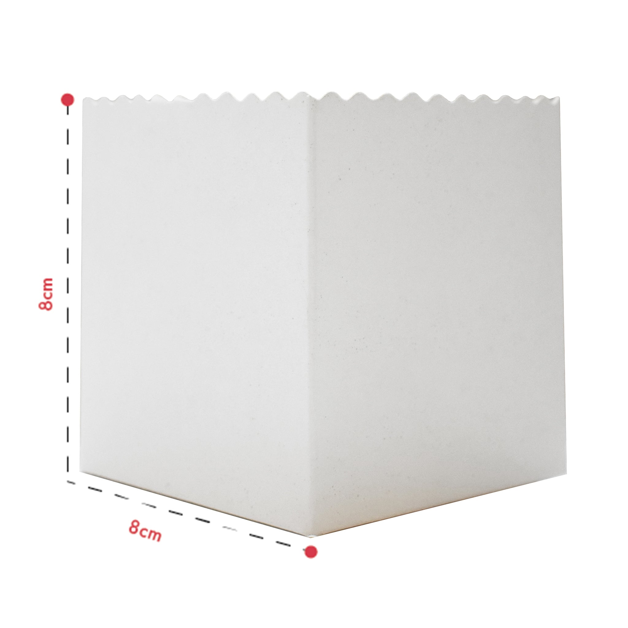 Small Plain White Popcorn Boxes