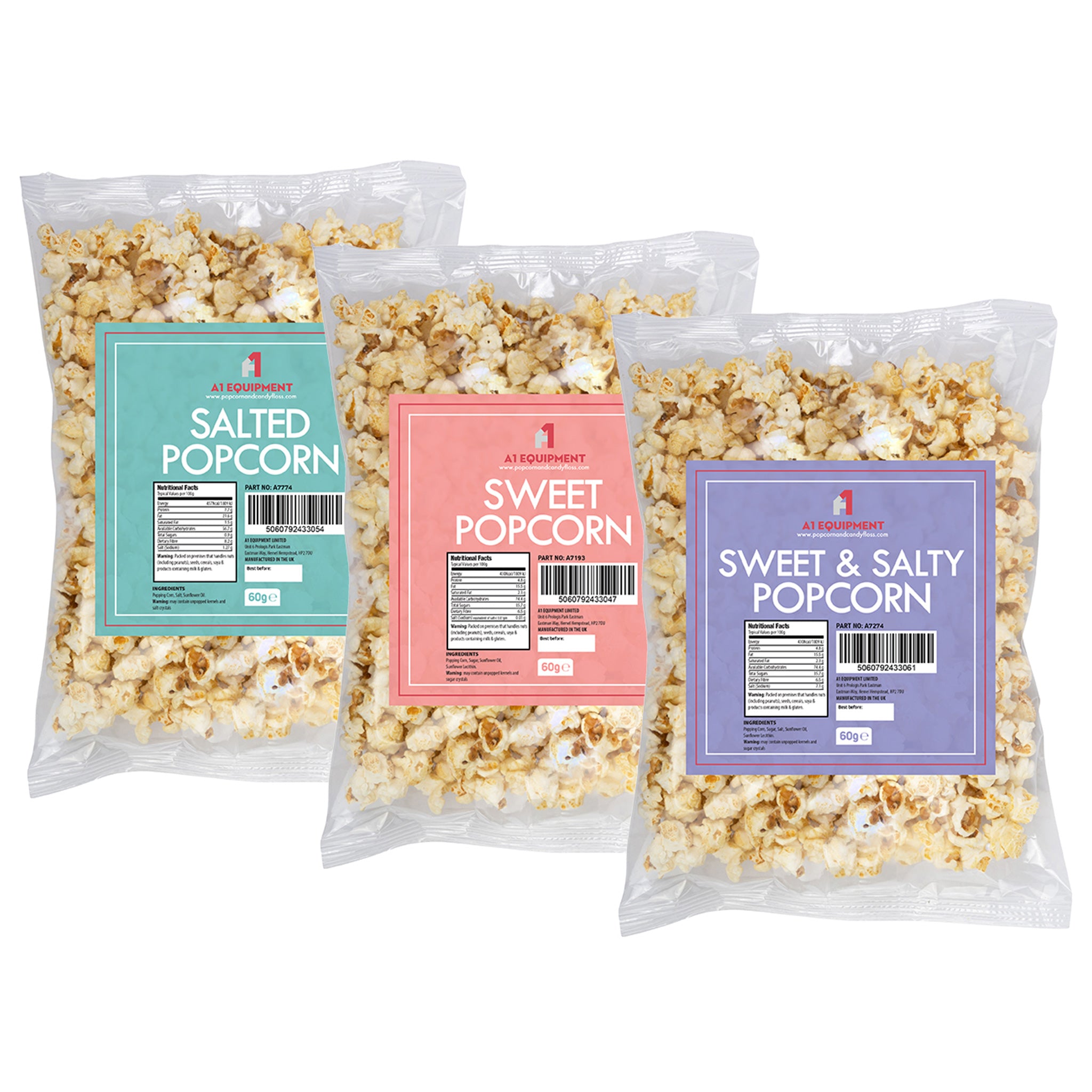 Ready to go Popcorn Bags 40 x 60g