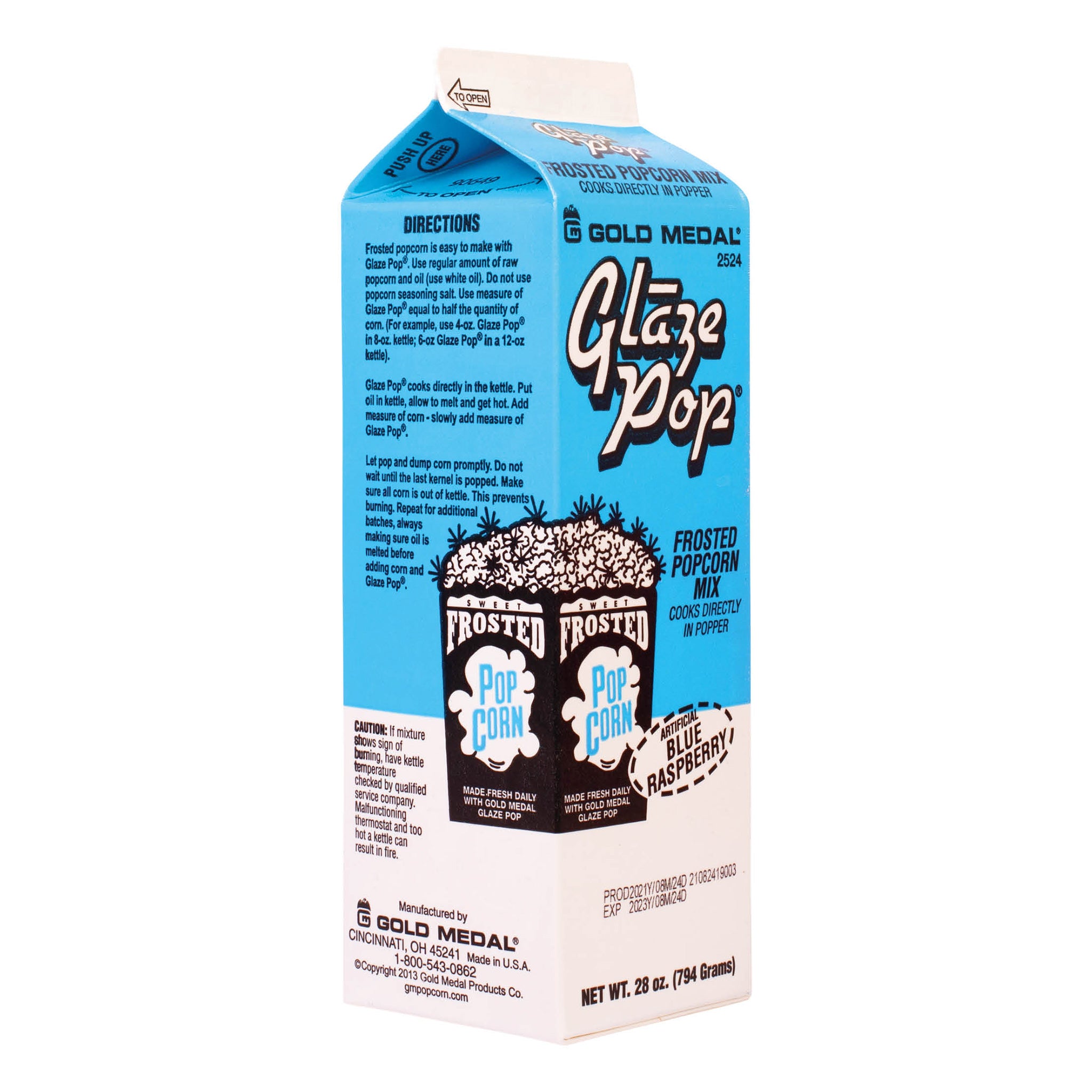 Glaze Pop® Blue Raspberry Popcorn Seasoning 794g