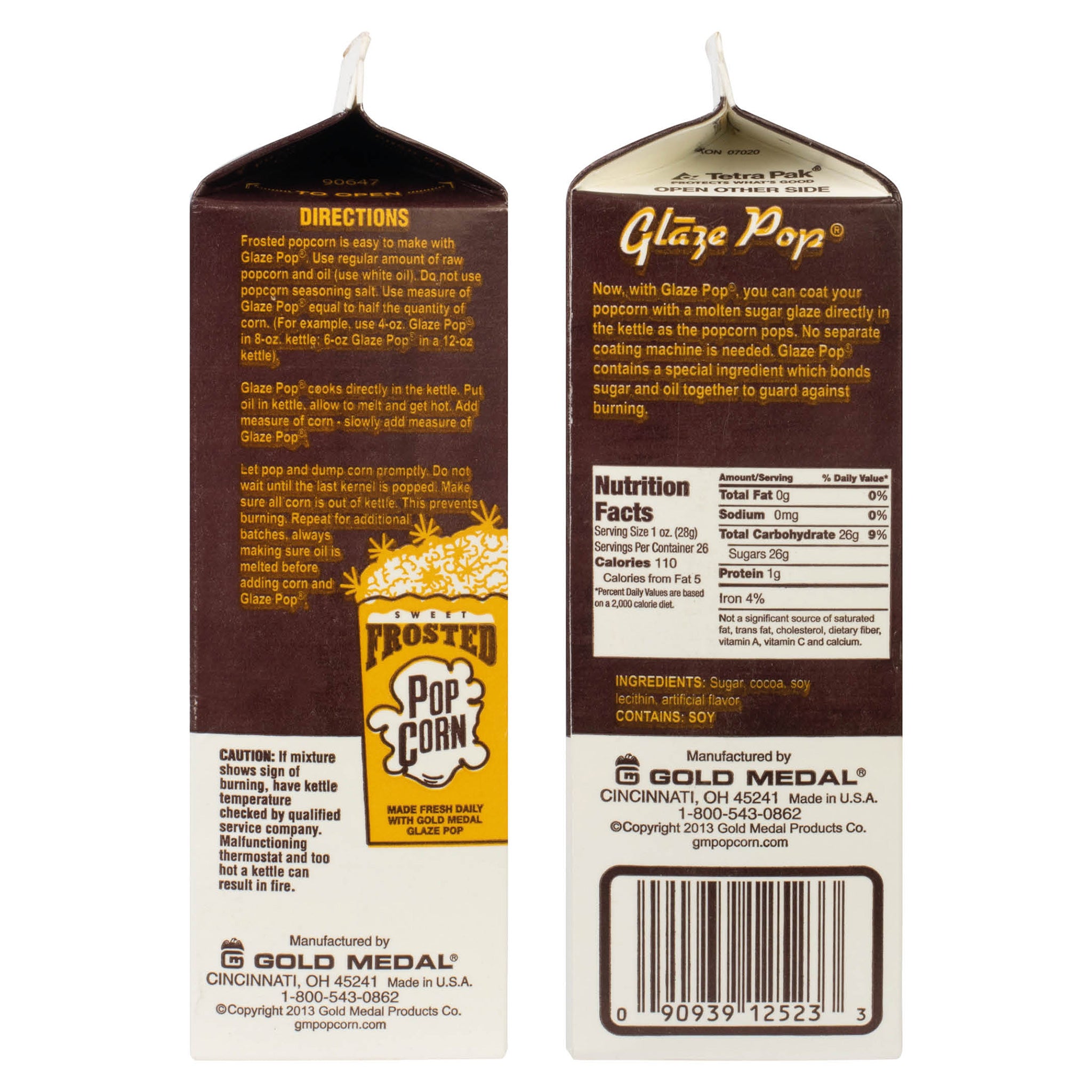Glaze Pop® Chocolate Popcorn Seasoning 737g