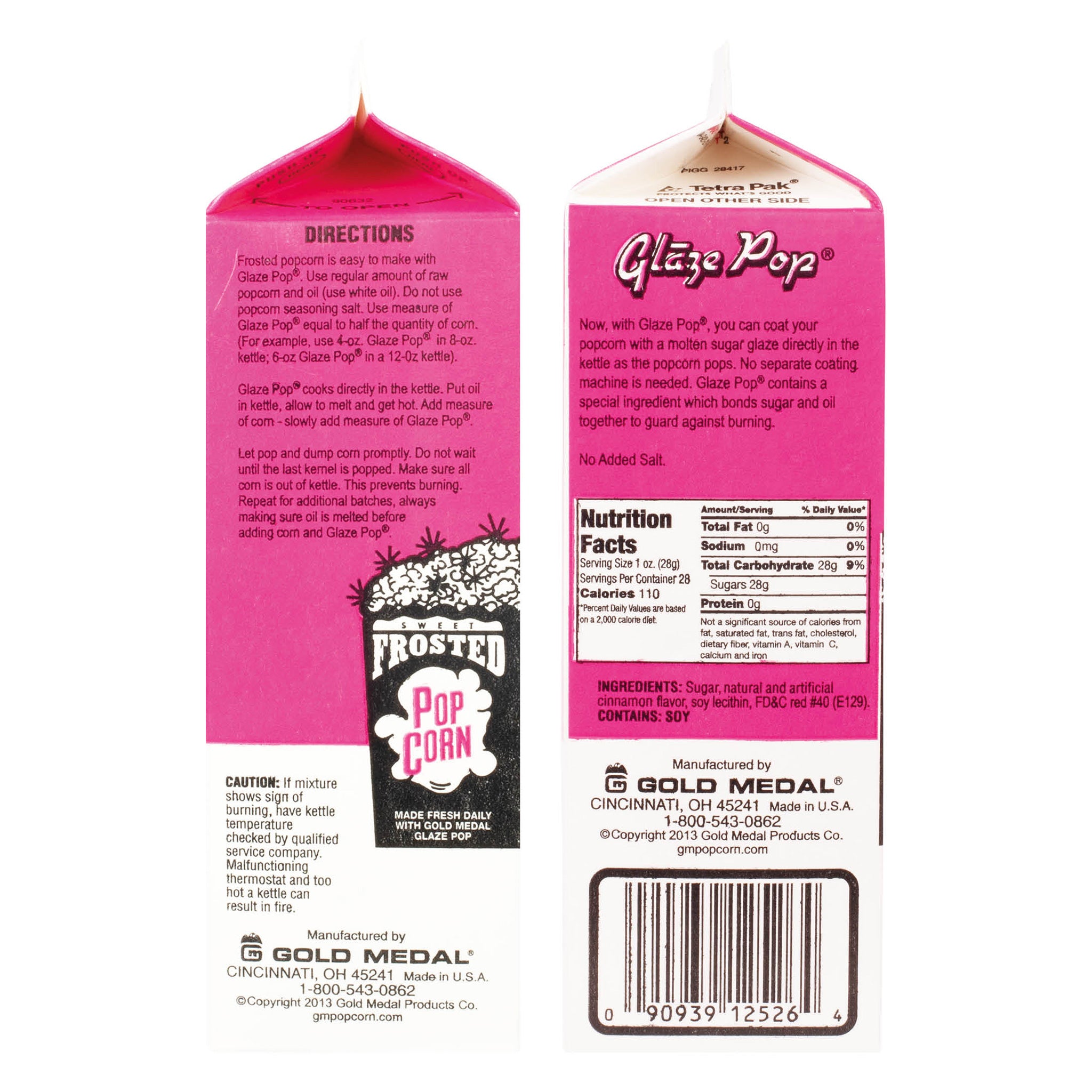 Glaze Pop® Red Hot Cinnamon Popcorn Seasoning 794g