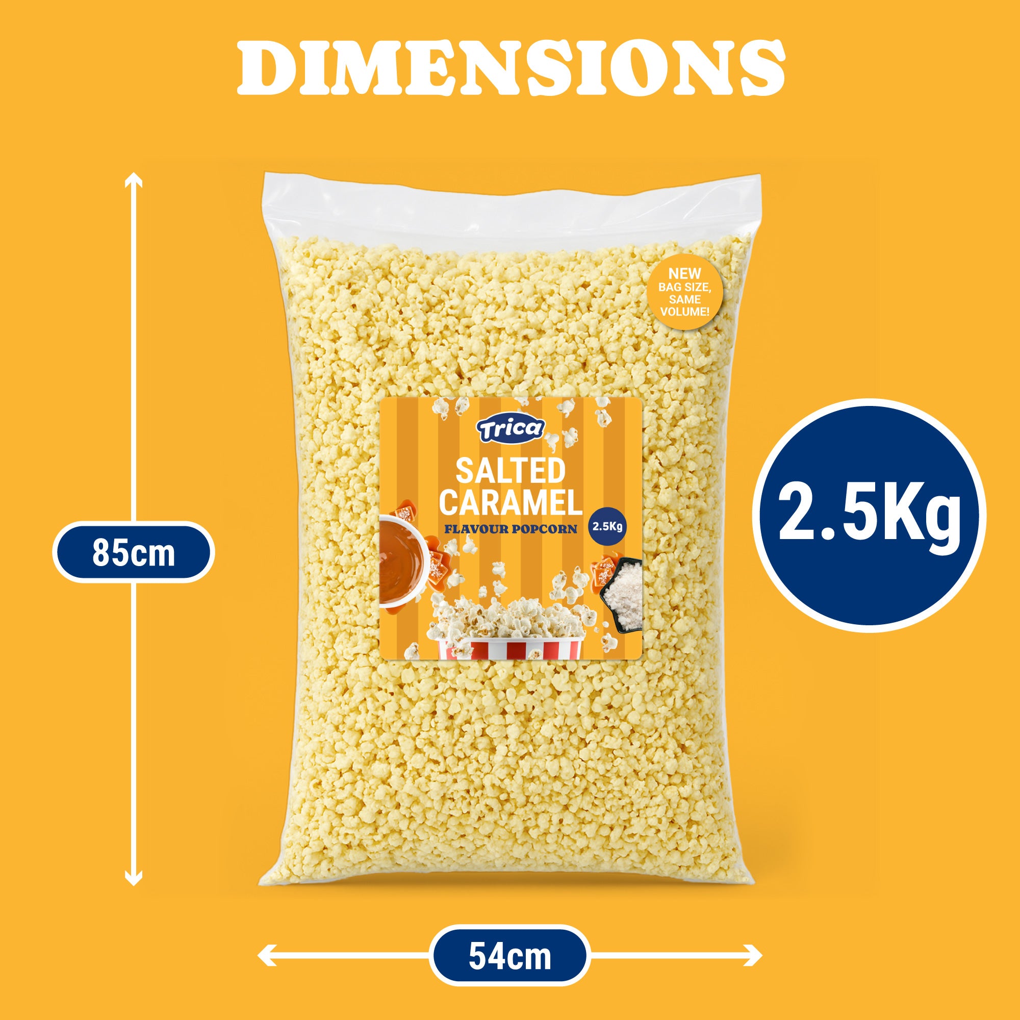 TRICA Ready-Made Caramel Popcorn 2.5kg