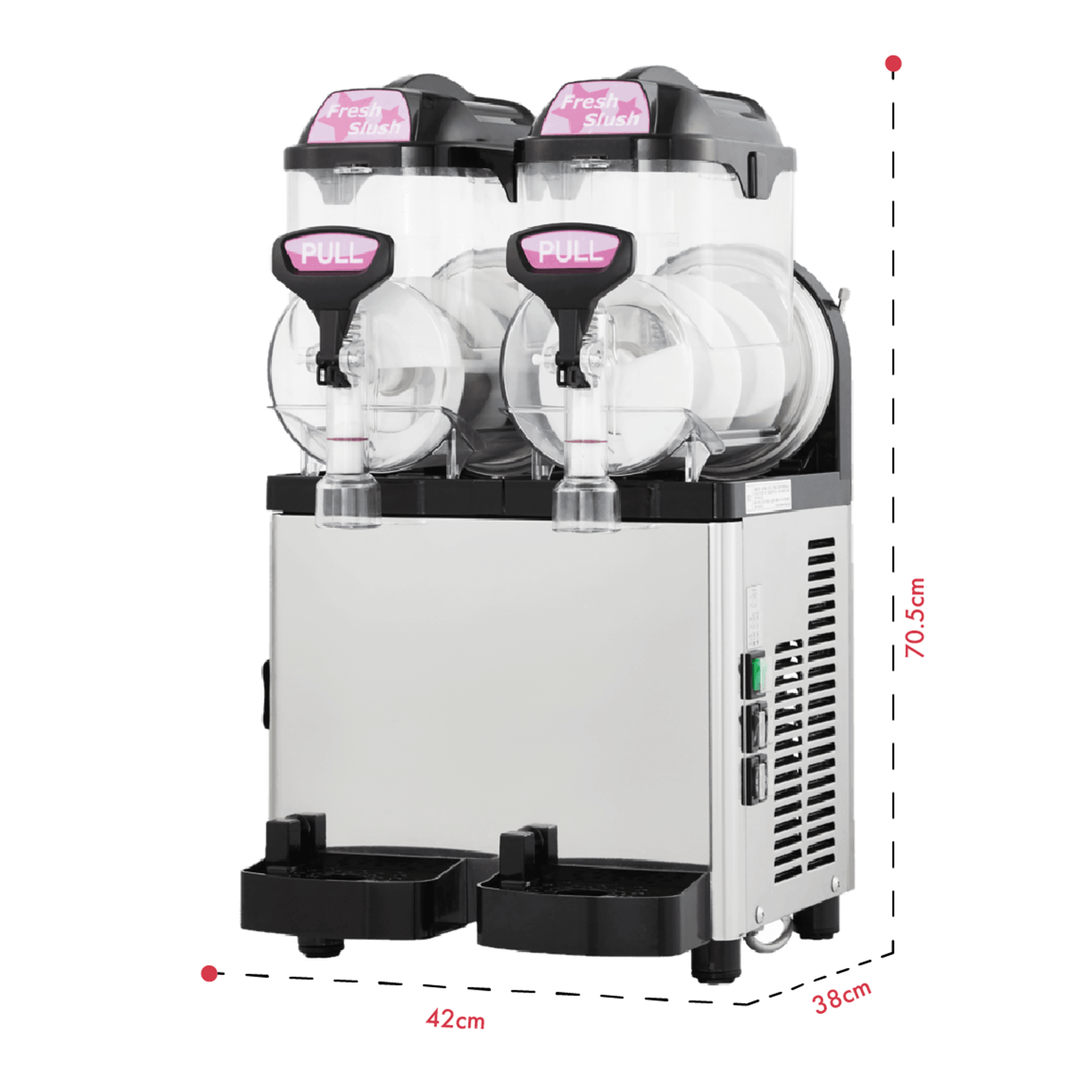 Twin Bowl 7.5 litres Slush Machine Package Deal