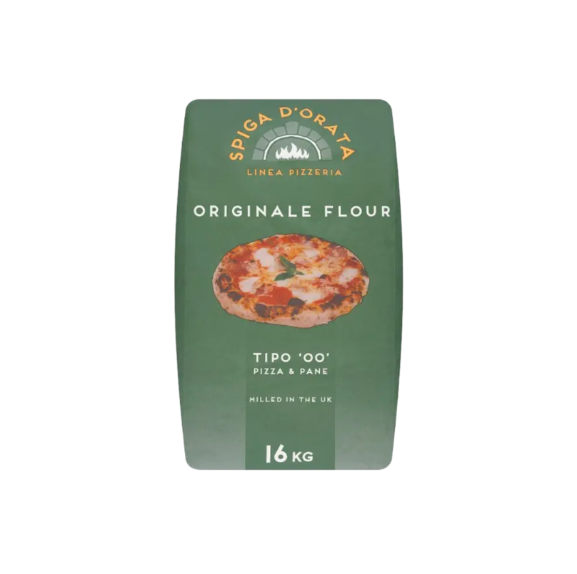 Bag of Spiga D'Orata Pizza & Pane Originale Flour, 16kg – a professional-grade Tipo 00 flour ideal for making pizza and bread with a crisp crust and airy interior.