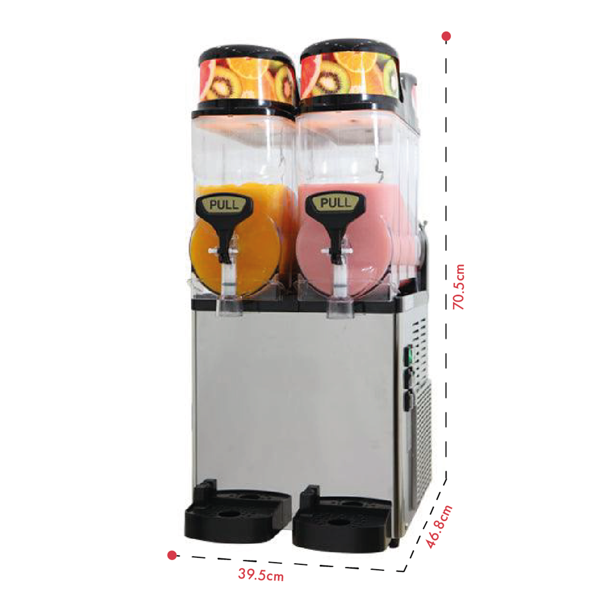 Twin Bowl 12 litres Slush Machine