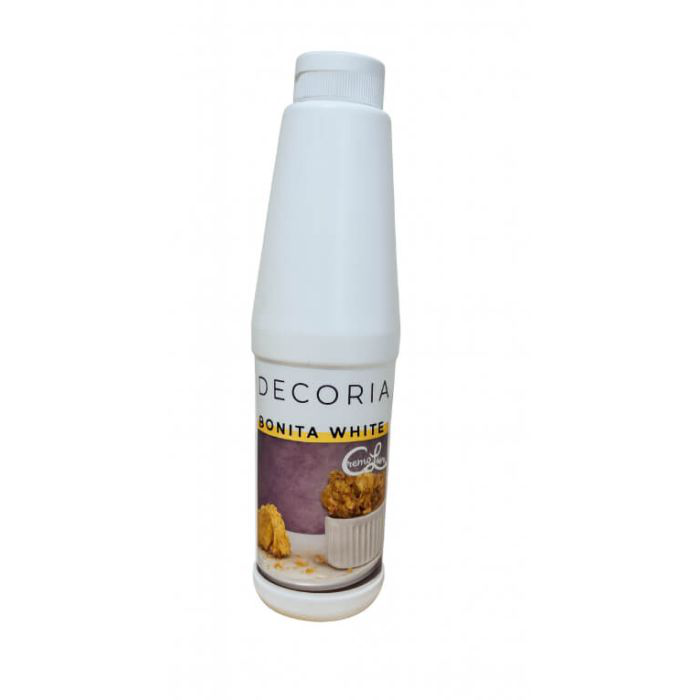 Decoria Ice Cream Variegato Ripple Sauce in a 0.9kg bottle, designed to add colourful swirls, rich flavour, and decorative ribbons to ice cream, gelato, yogurt, shakes, and bakery desserts.