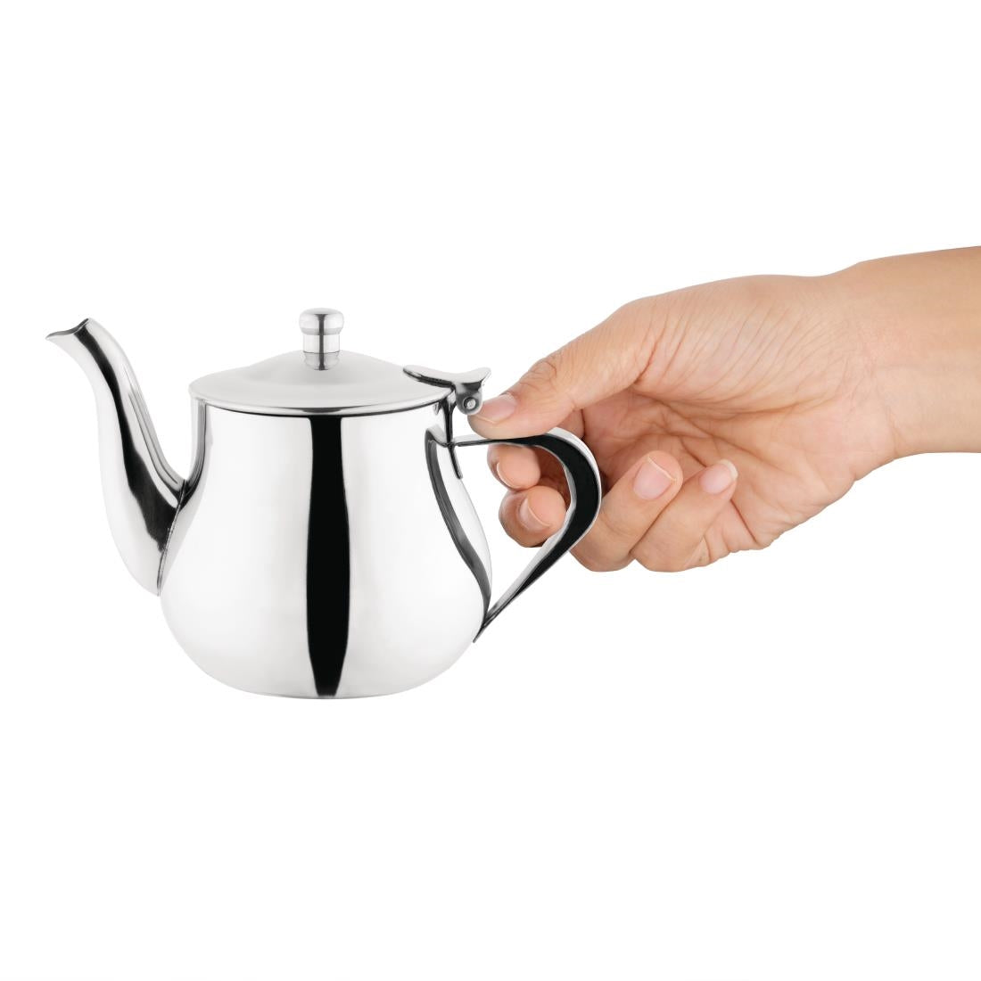 Olympia Arabian Stainless Steel Teapot 400ml