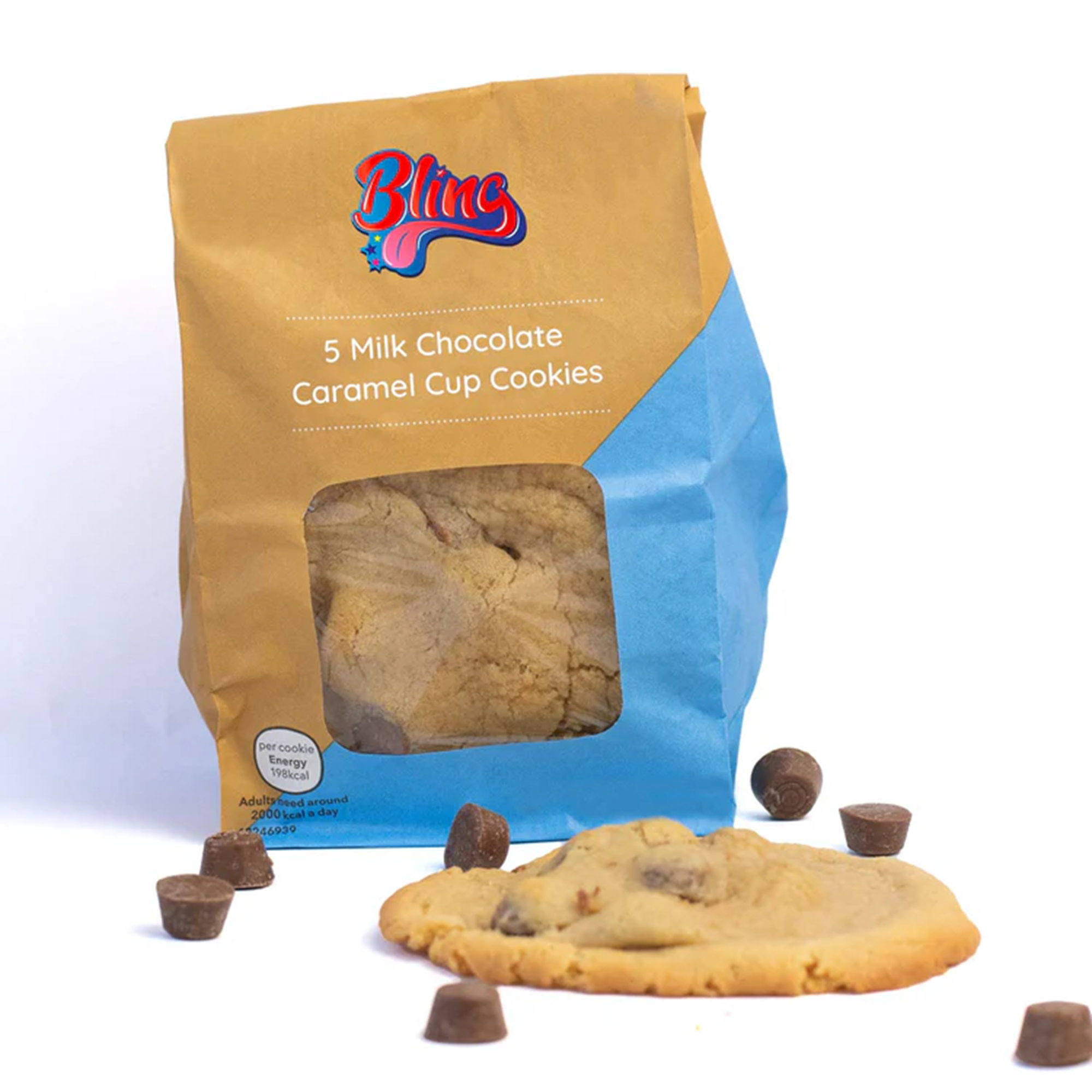 Bling Milk Chocolate Caramel Cups 1kg