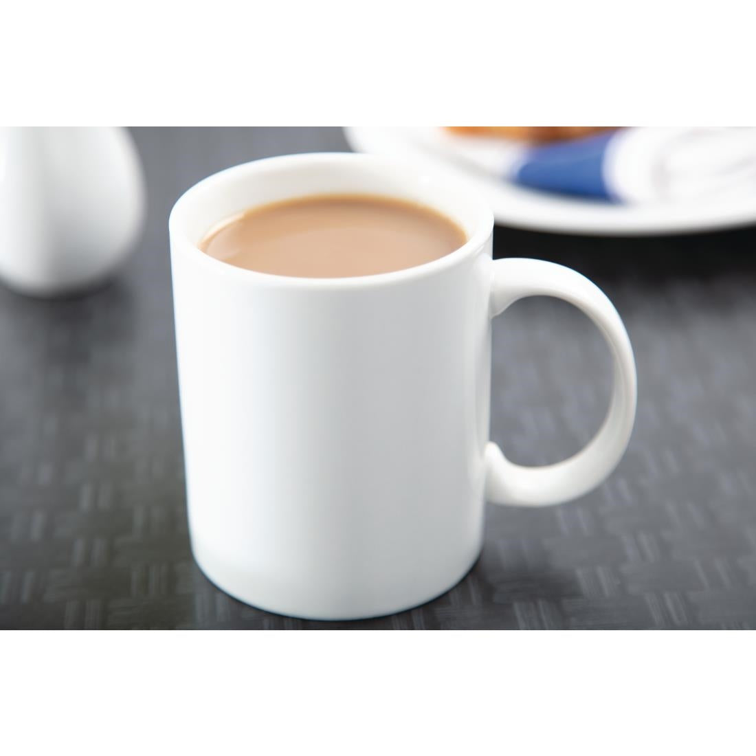 Olympia Whiteware Standard Mugs 10oz 284ml (12 Pack)