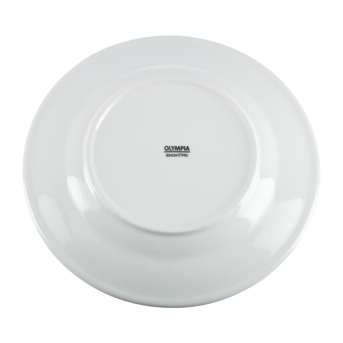 Olympia Whiteware Wide Rimmed Plates 202mm (12 Pack)