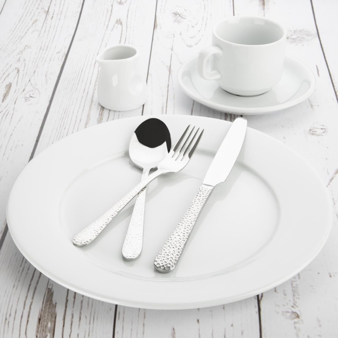 Olympia Whiteware Wide Rimmed Plates 280mm (6 Pack)