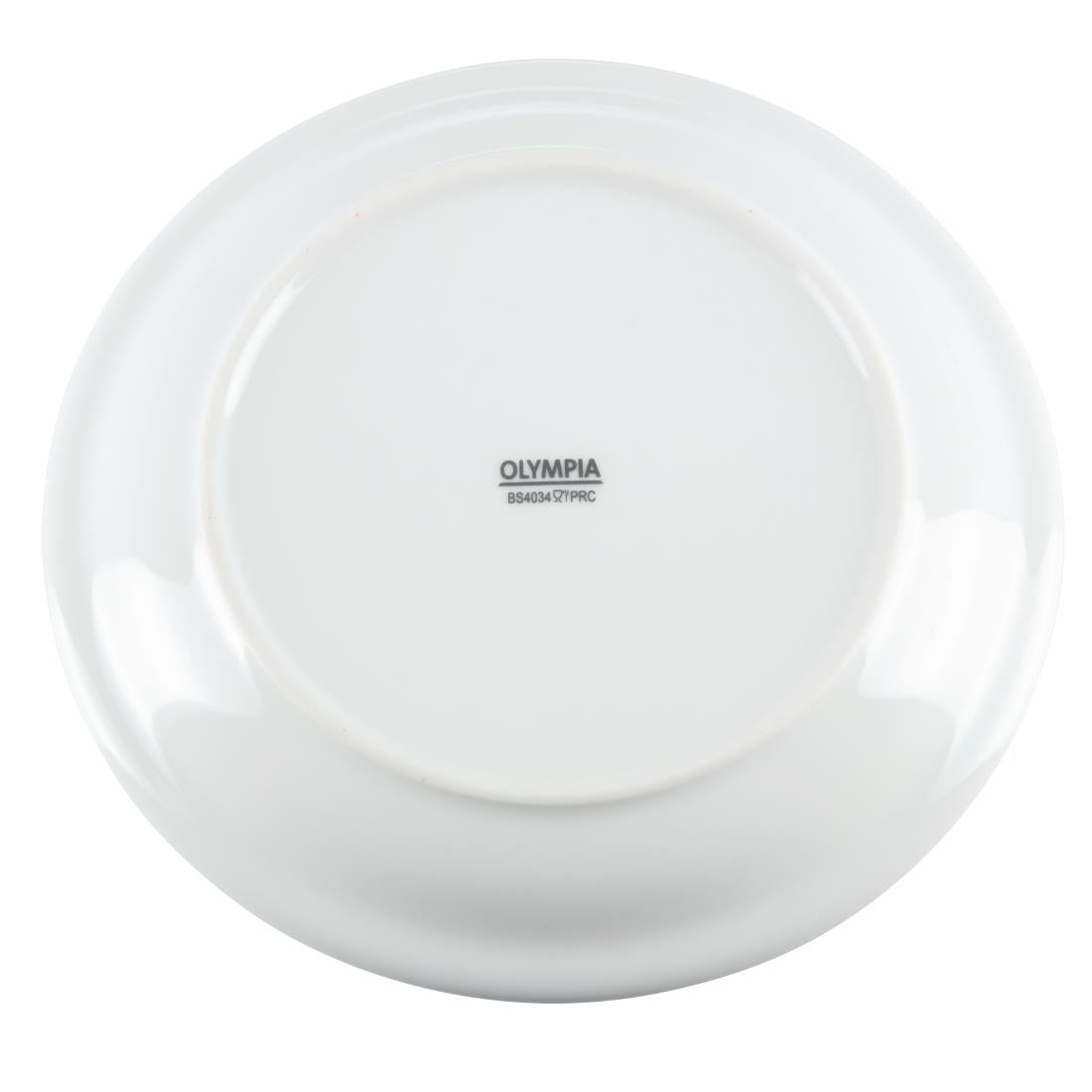 Olympia Whiteware Narrow Rimmed Plates 180mm (12 pack)