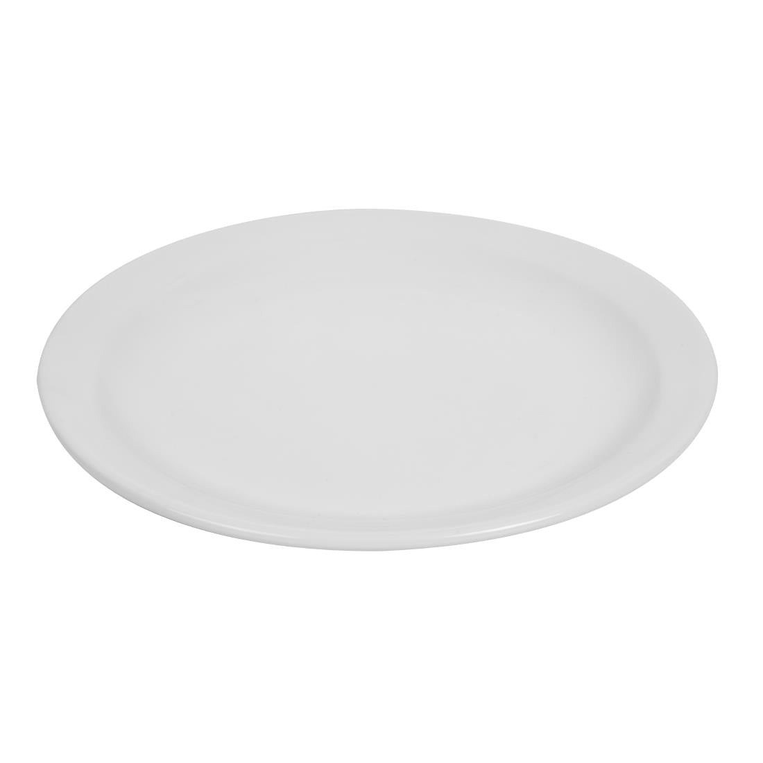 Olympia Whiteware Narrow Rimmed Plates 202mm (12 pack)