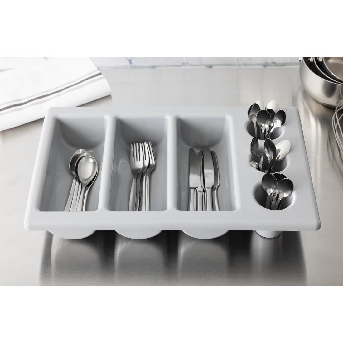 APS Stackable Plastic Cutlery Dispenser