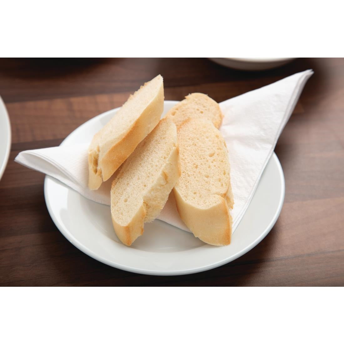 Olympia Athena Wide Rimmed Plates 165mm/6 1/2" White (12 Pack)