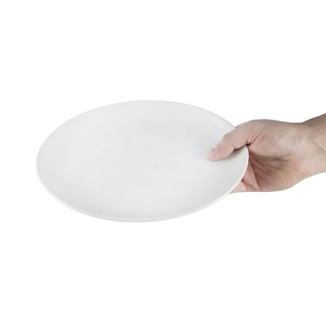 Olympia Athena Hotelware Oval Coupe Plates 254x197mm (12 Pack)